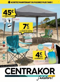 Prospectus promotionnel Centrakor valable à partir du 18/09/2026