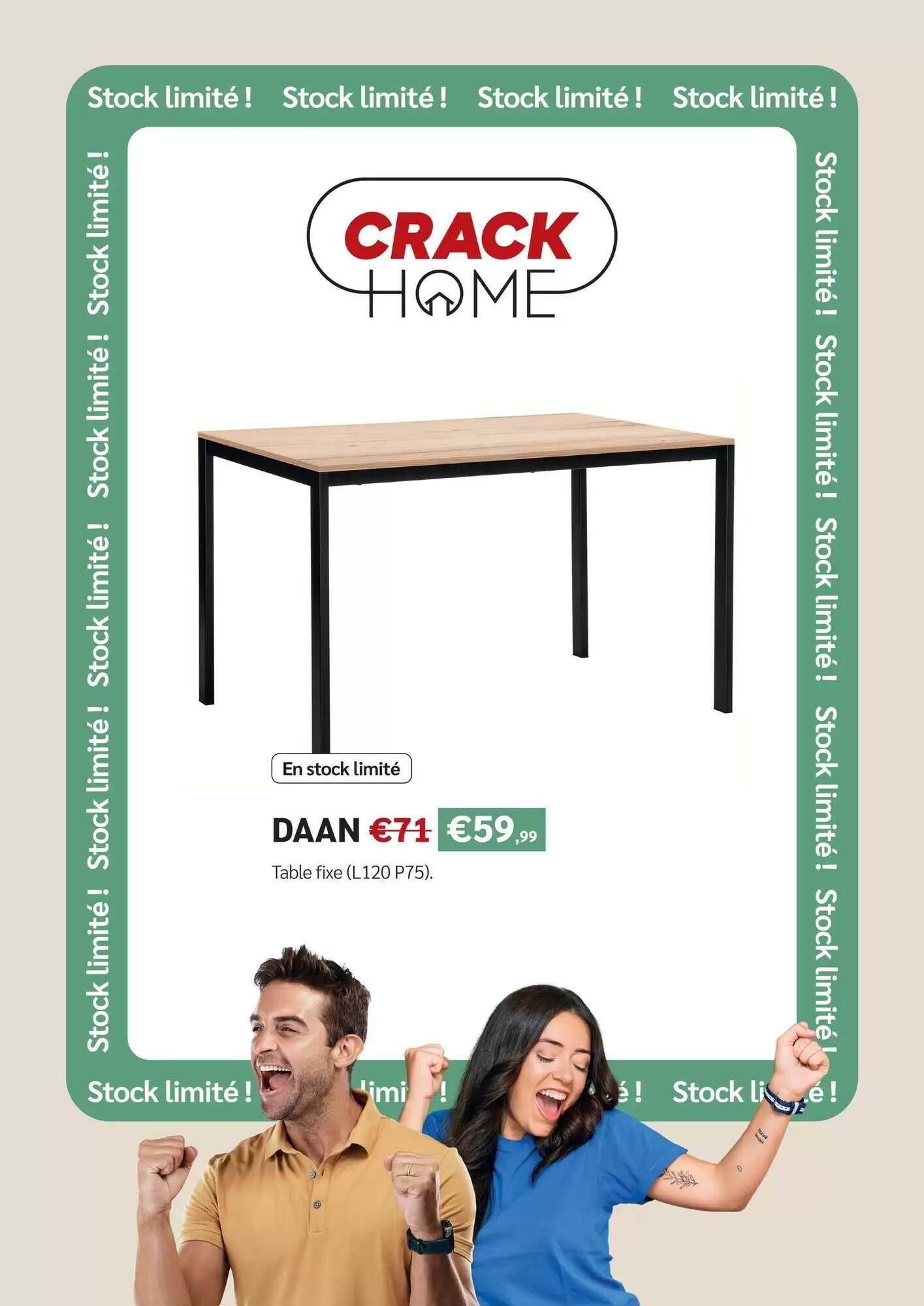 Prospectus promotionnel Meubles Crack valable à partir du 18/09/2026 - Page 32.