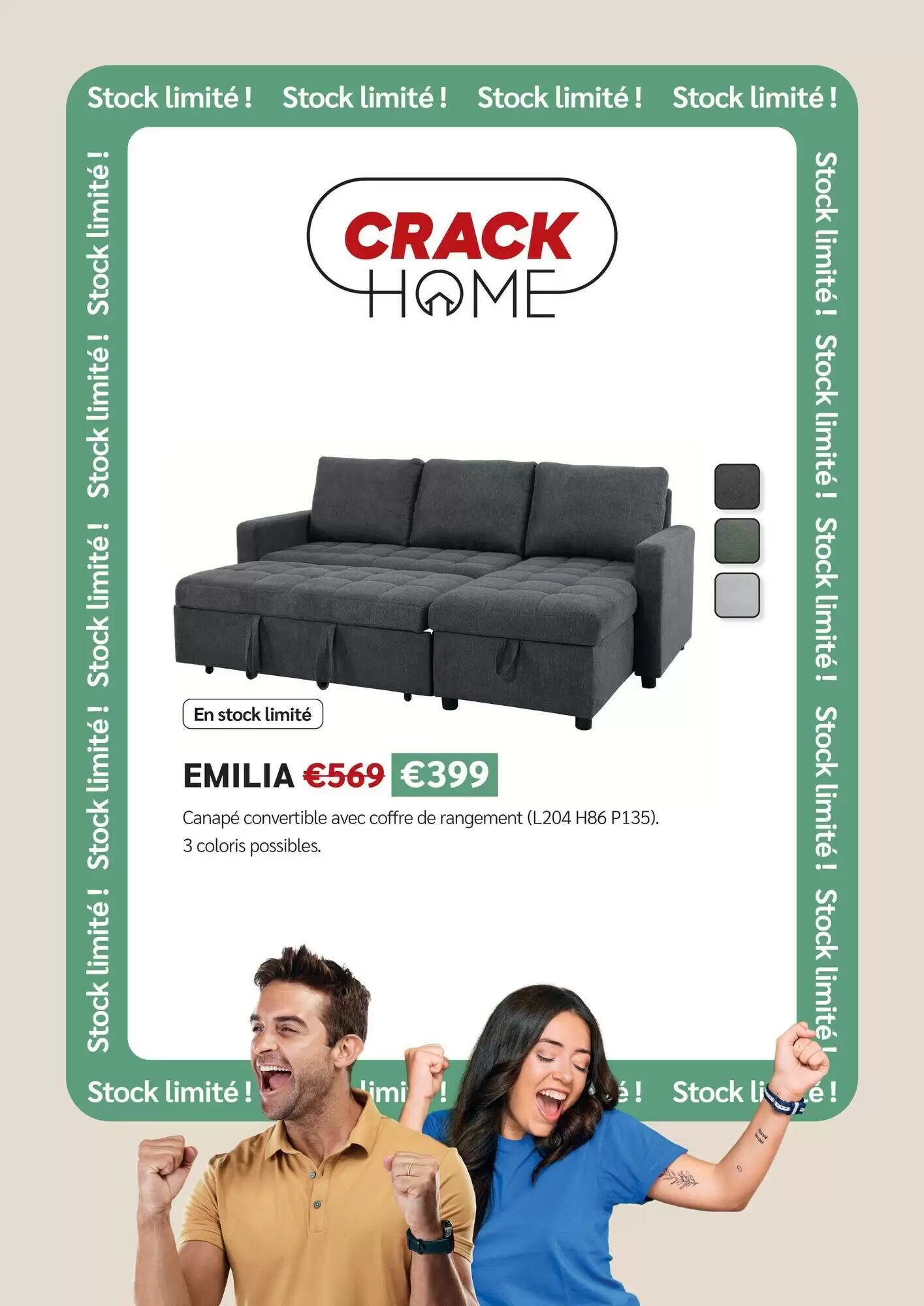 Prospectus promotionnel Meubles Crack valable à partir du 18/09/2026 - Page 34.