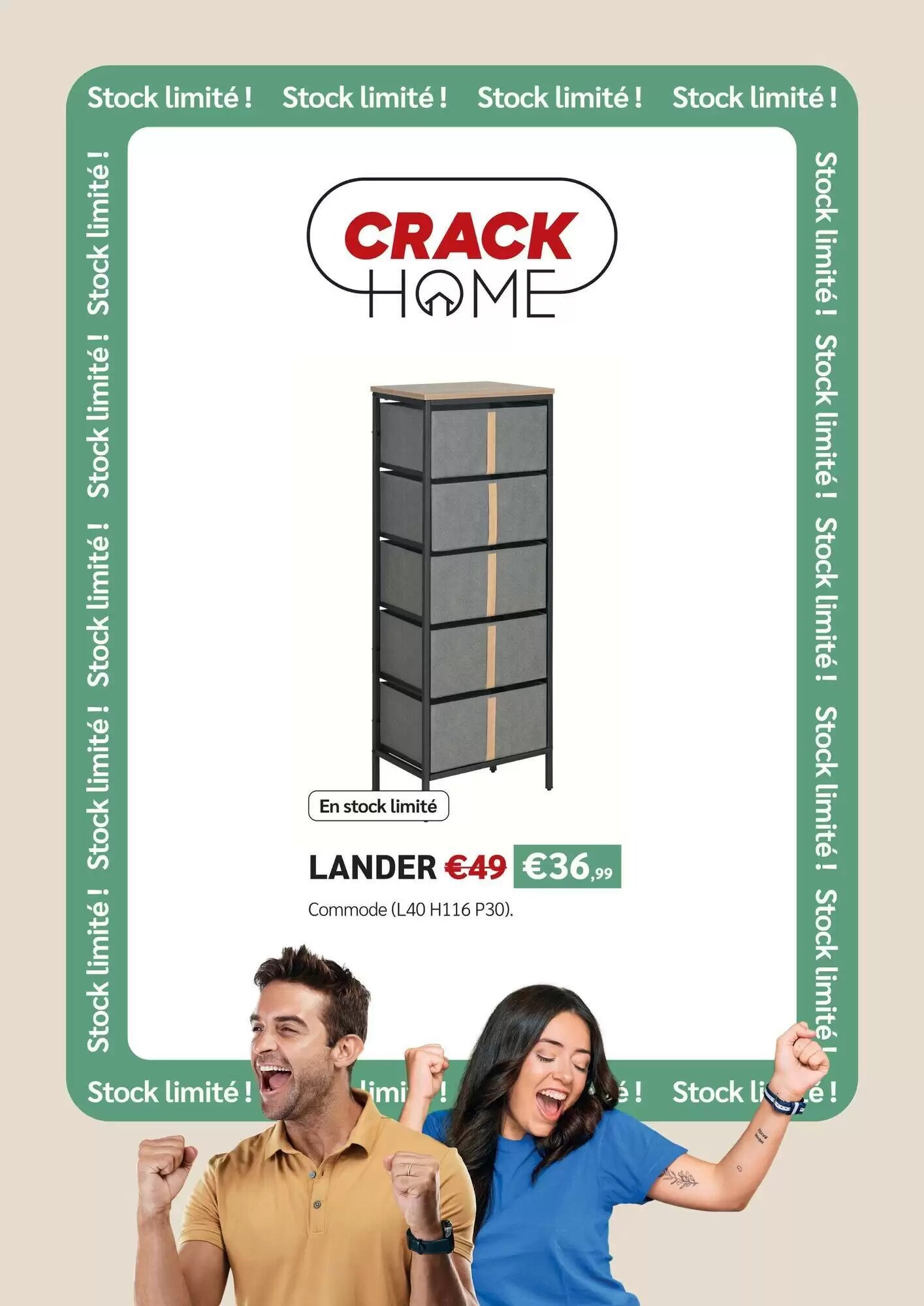 Prospectus promotionnel Meubles Crack valable à partir du 18/09/2026 - Page 37.