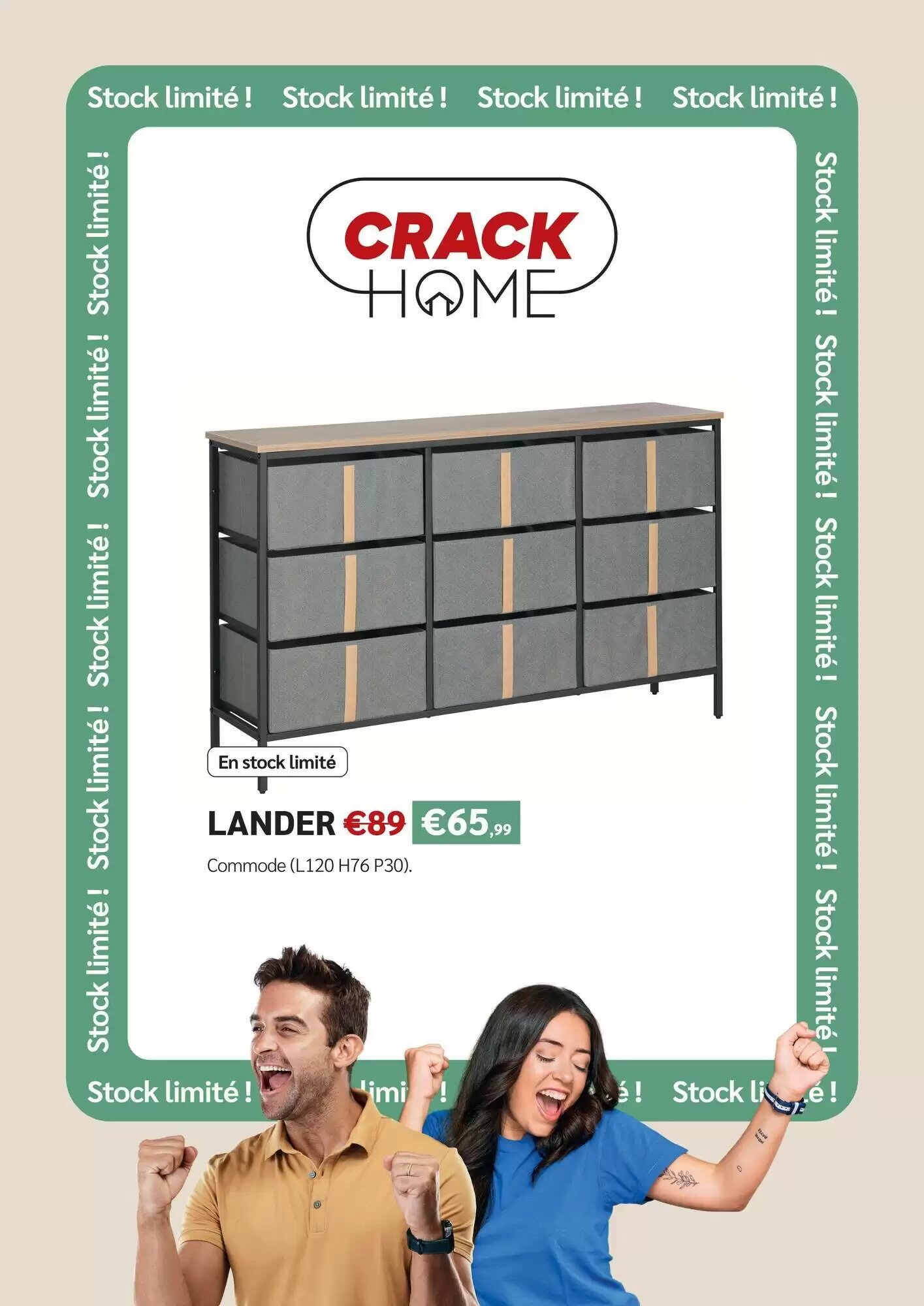 Prospectus promotionnel Meubles Crack valable à partir du 18/09/2026 - Page 39.