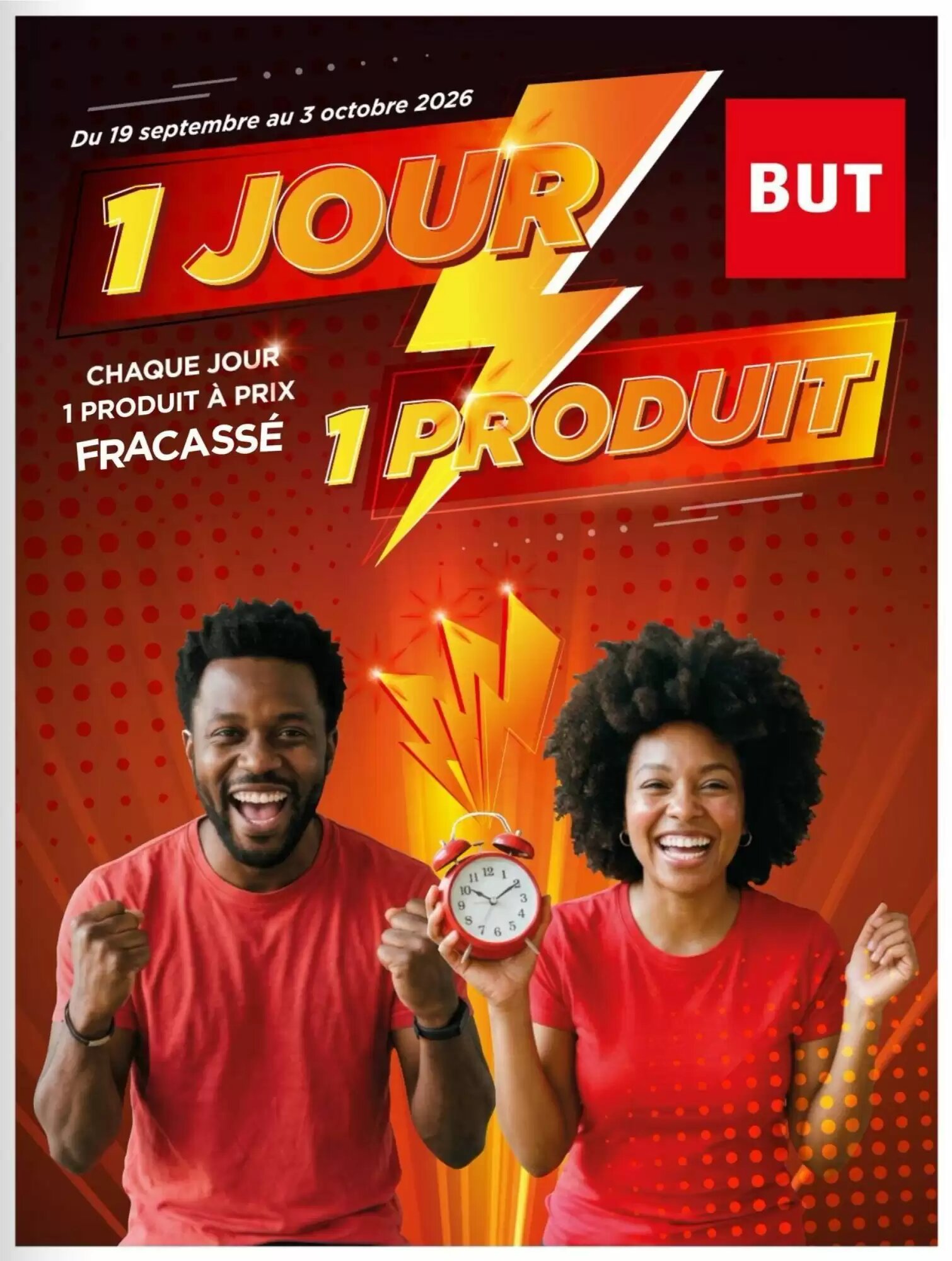 Prospectus promotionnel BUT valable à partir du 19/09/2026 - Page 1.