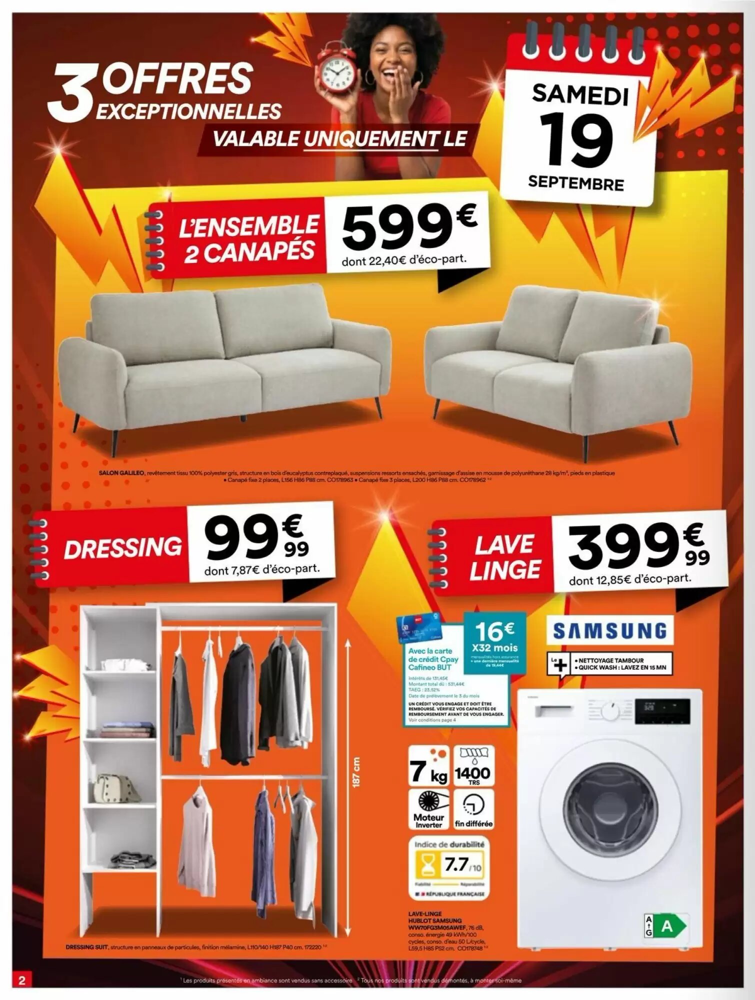 Prospectus promotionnel BUT valable à partir du 19/09/2026 - Page 2.