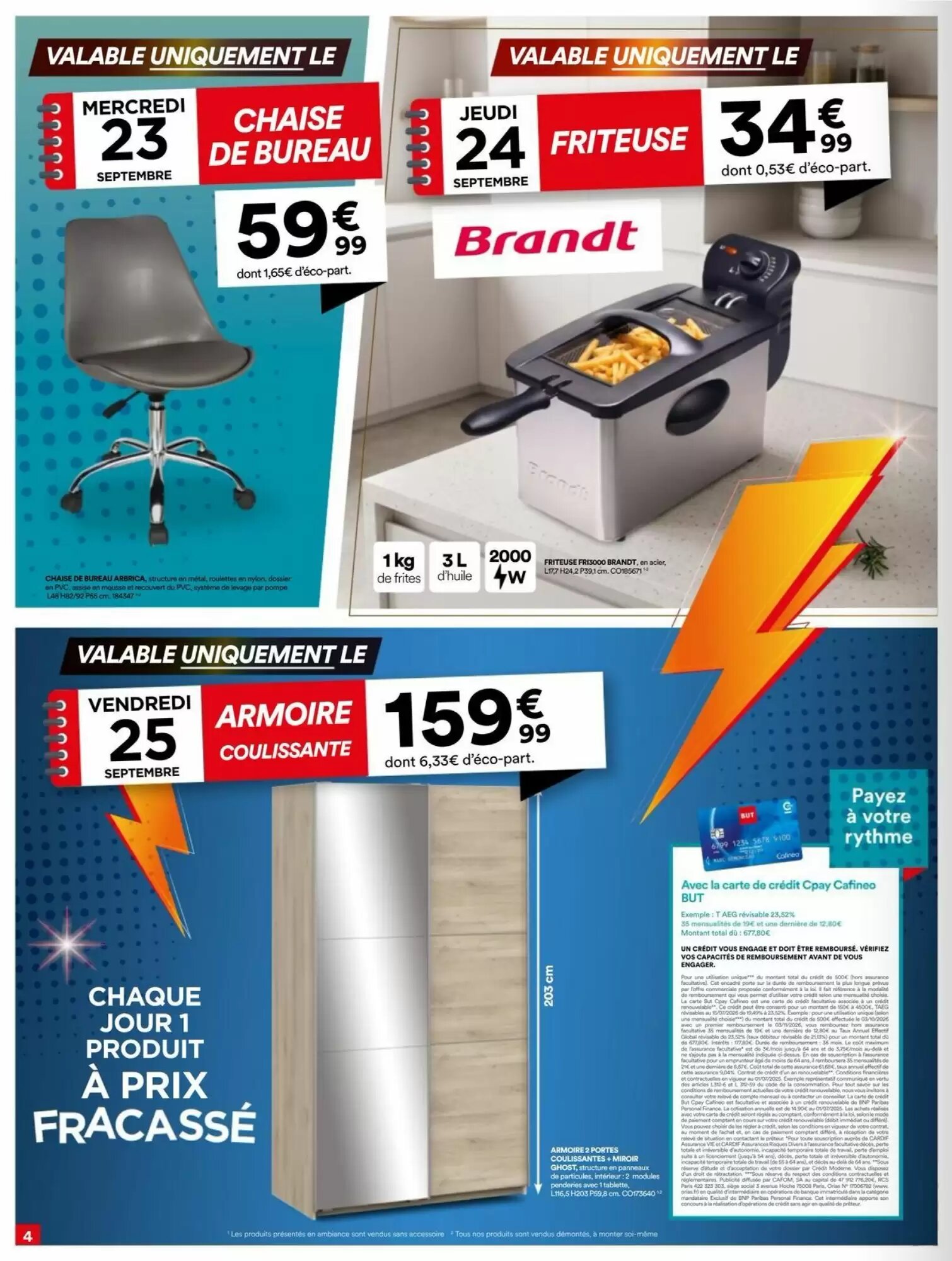 Prospectus promotionnel BUT valable à partir du 19/09/2026 - Page 4.