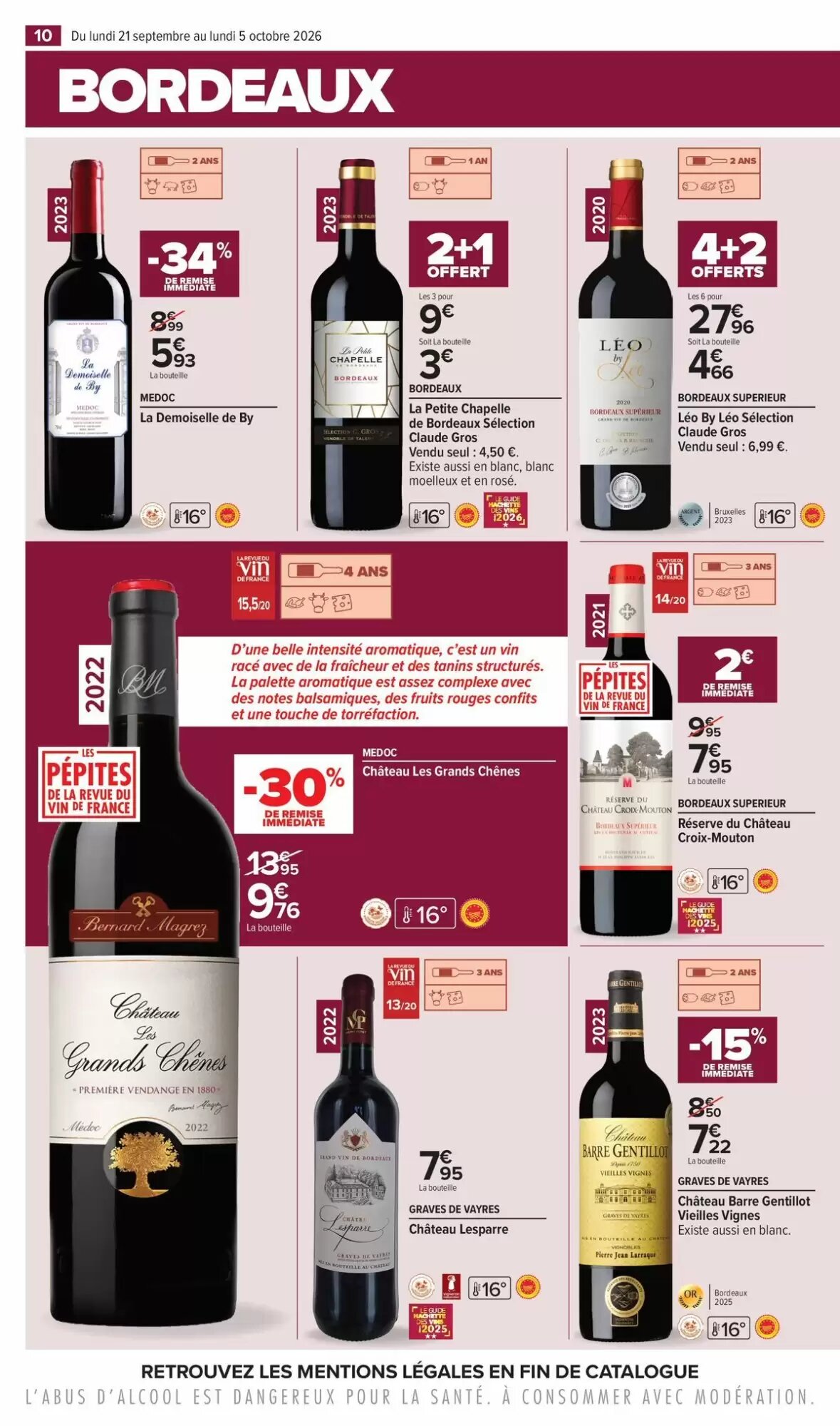 Prospectus promotionnel Carrefour valable à partir du 21/09/2026 - Page 10.