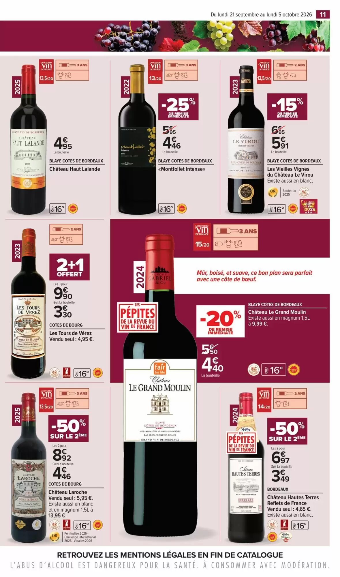 Prospectus promotionnel Carrefour valable à partir du 21/09/2026 - Page 11.