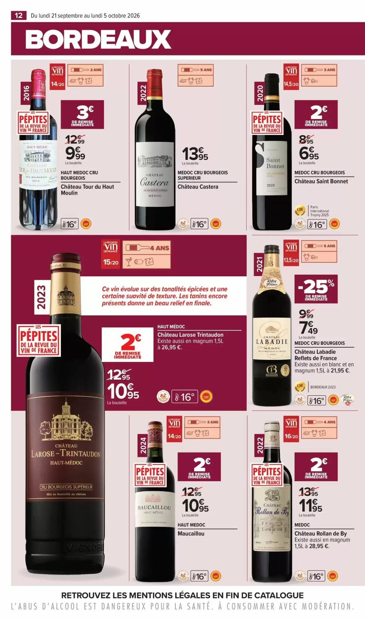 Prospectus promotionnel Carrefour valable à partir du 21/09/2026 - Page 12.