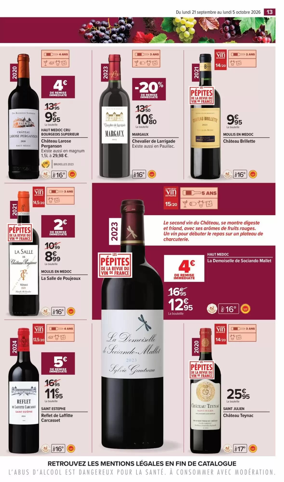 Prospectus promotionnel Carrefour valable à partir du 21/09/2026 - Page 13.