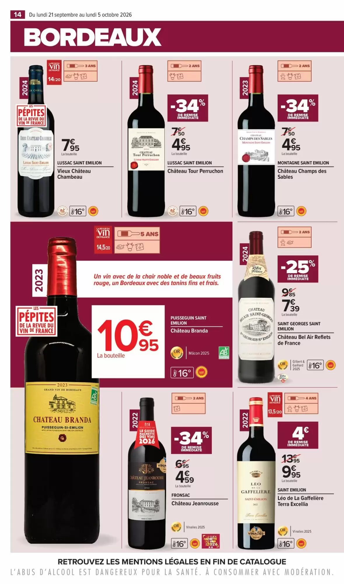 Prospectus promotionnel Carrefour valable à partir du 21/09/2026 - Page 14.
