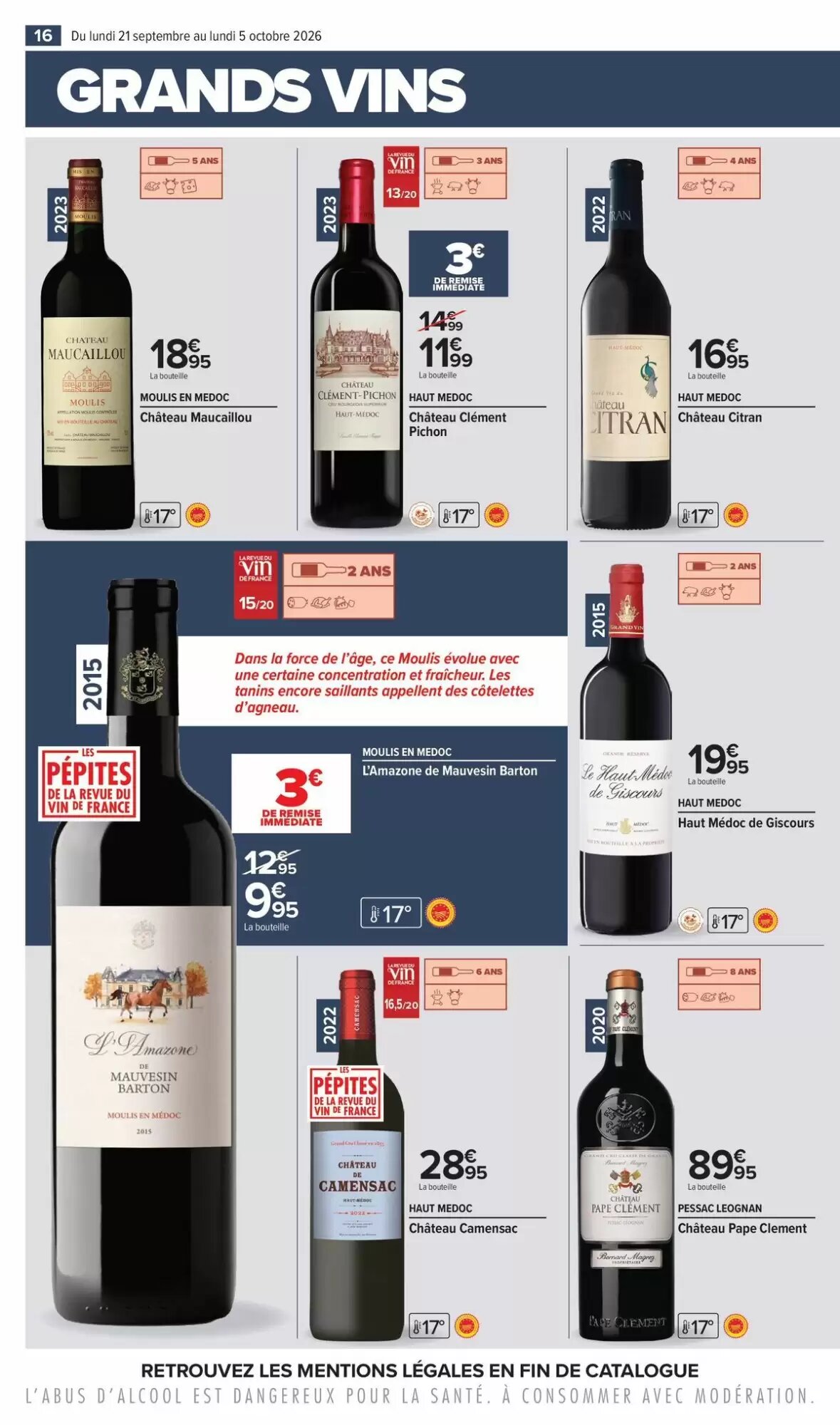 Prospectus promotionnel Carrefour valable à partir du 21/09/2026 - Page 16.