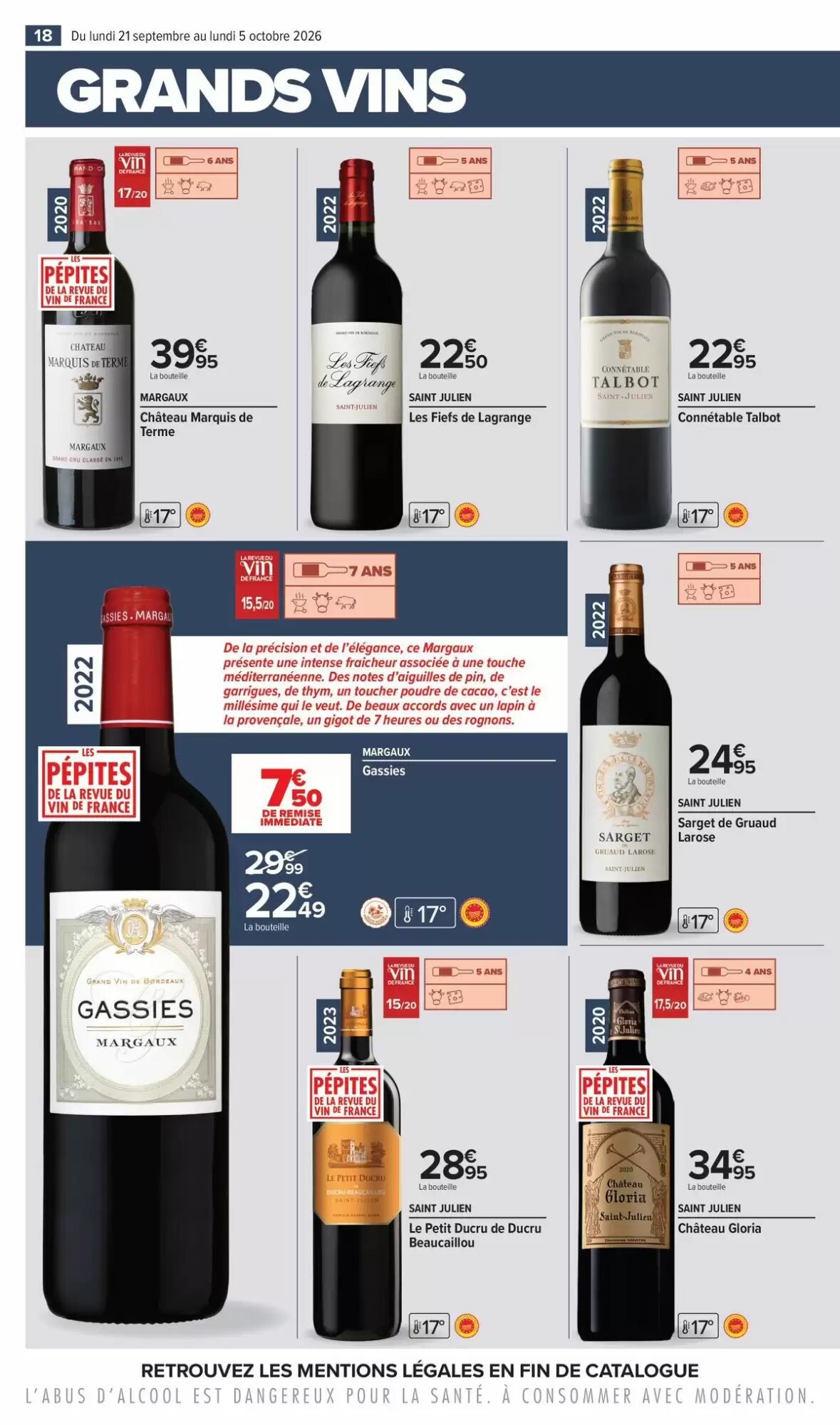 Prospectus promotionnel Carrefour valable à partir du 21/09/2026 - Page 18.