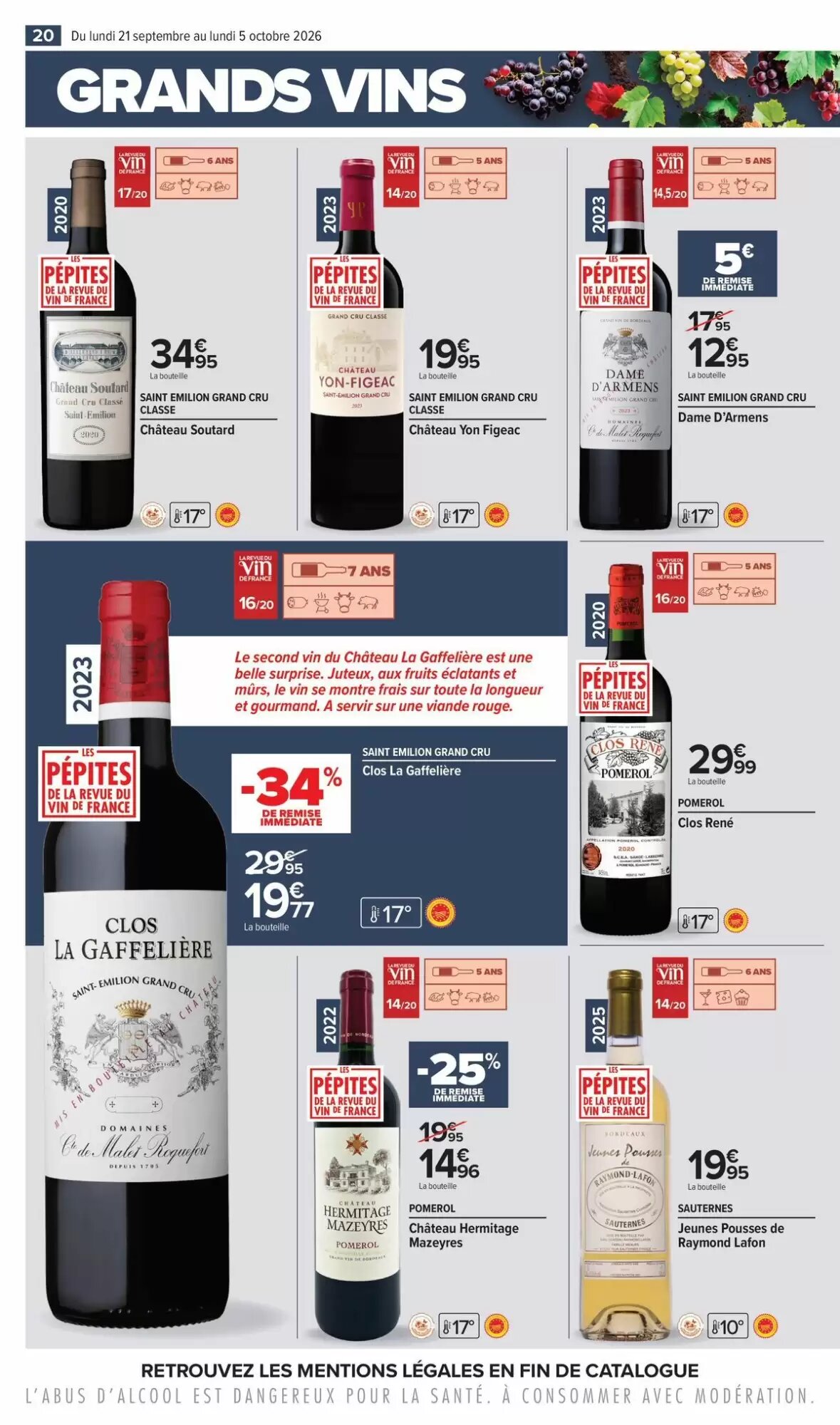 Prospectus promotionnel Carrefour valable à partir du 21/09/2026 - Page 20.