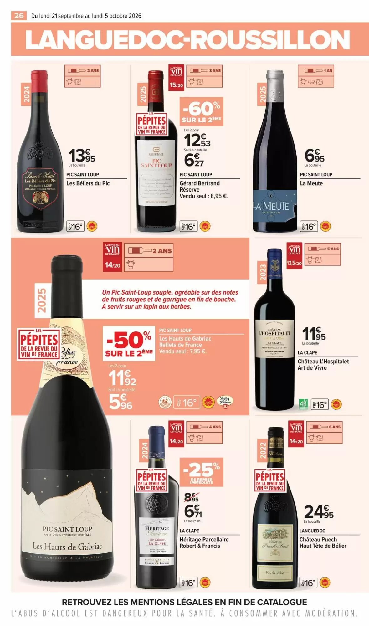 Prospectus promotionnel Carrefour valable à partir du 21/09/2026 - Page 26.