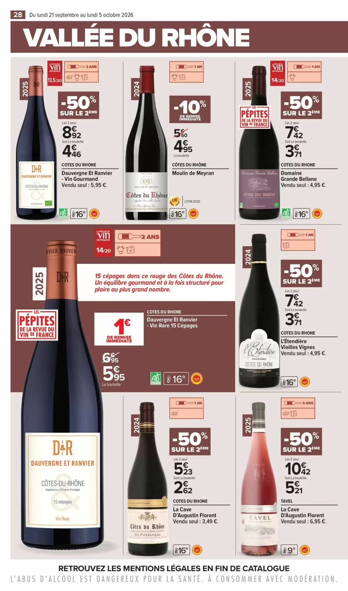 Prospectus promotionnel Carrefour valable à partir du 21/09/2026 - Page 28.