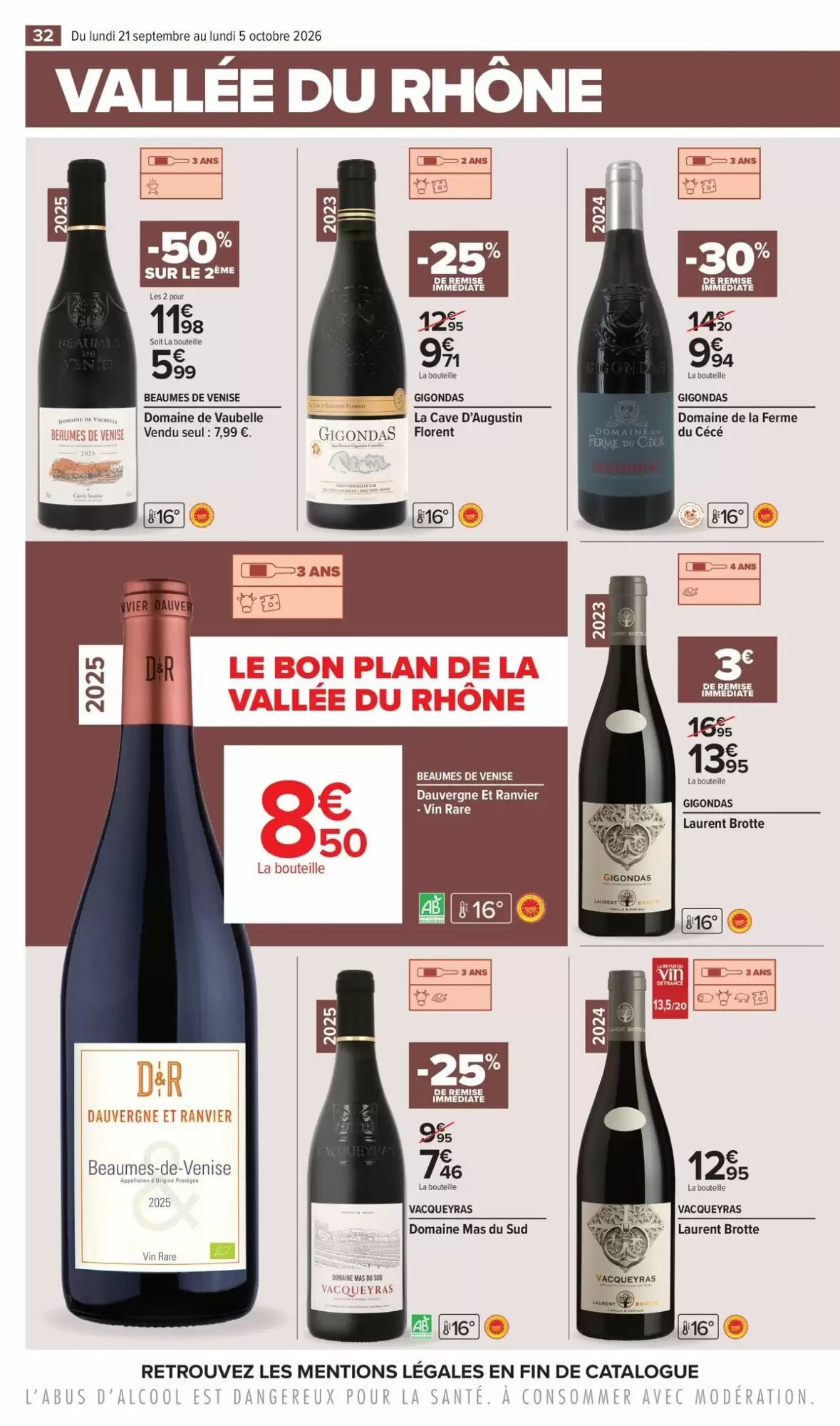 Prospectus promotionnel Carrefour valable à partir du 21/09/2026 - Page 32.