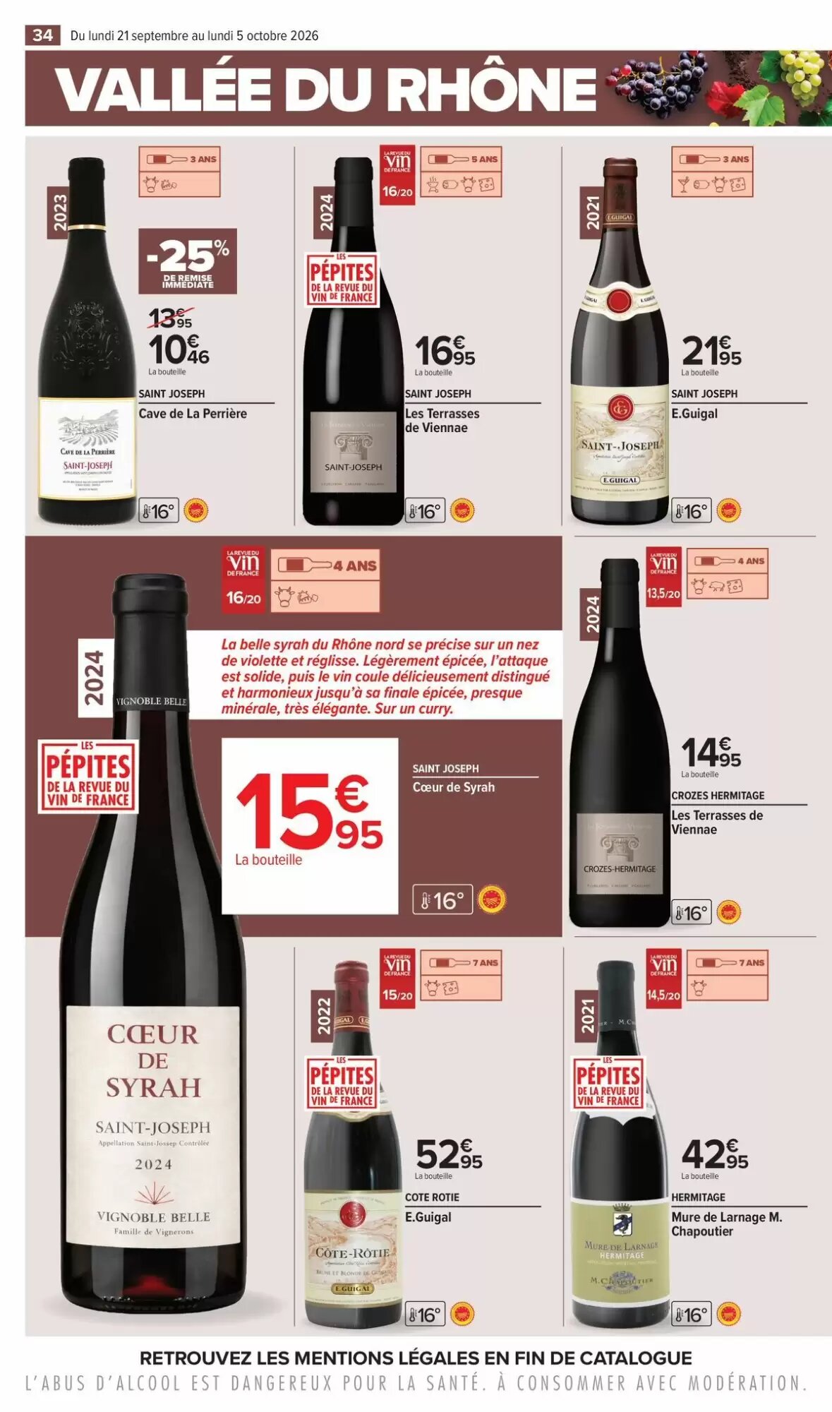 Prospectus promotionnel Carrefour valable à partir du 21/09/2026 - Page 34.