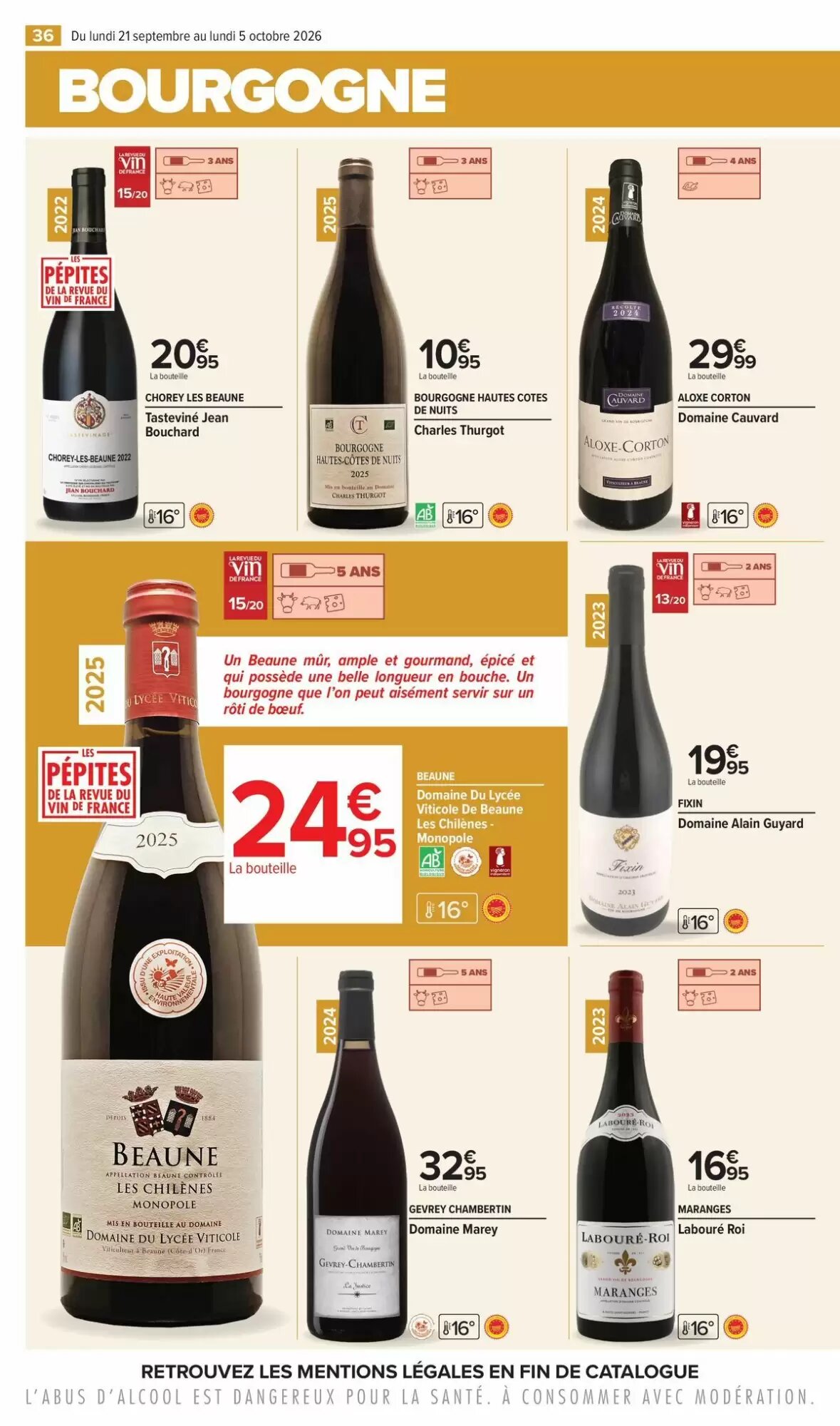 Prospectus promotionnel Carrefour valable à partir du 21/09/2026 - Page 36.