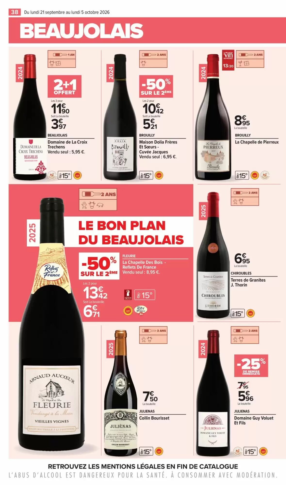 Prospectus promotionnel Carrefour valable à partir du 21/09/2026 - Page 38.