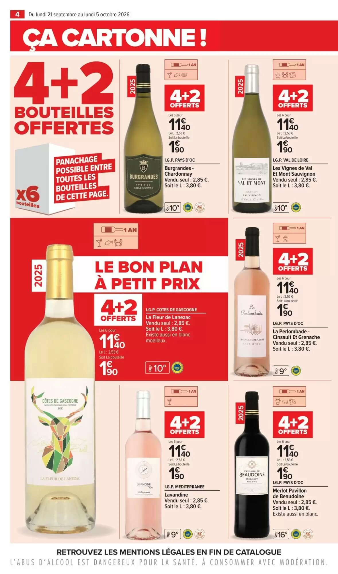 Prospectus promotionnel Carrefour valable à partir du 21/09/2026 - Page 4.
