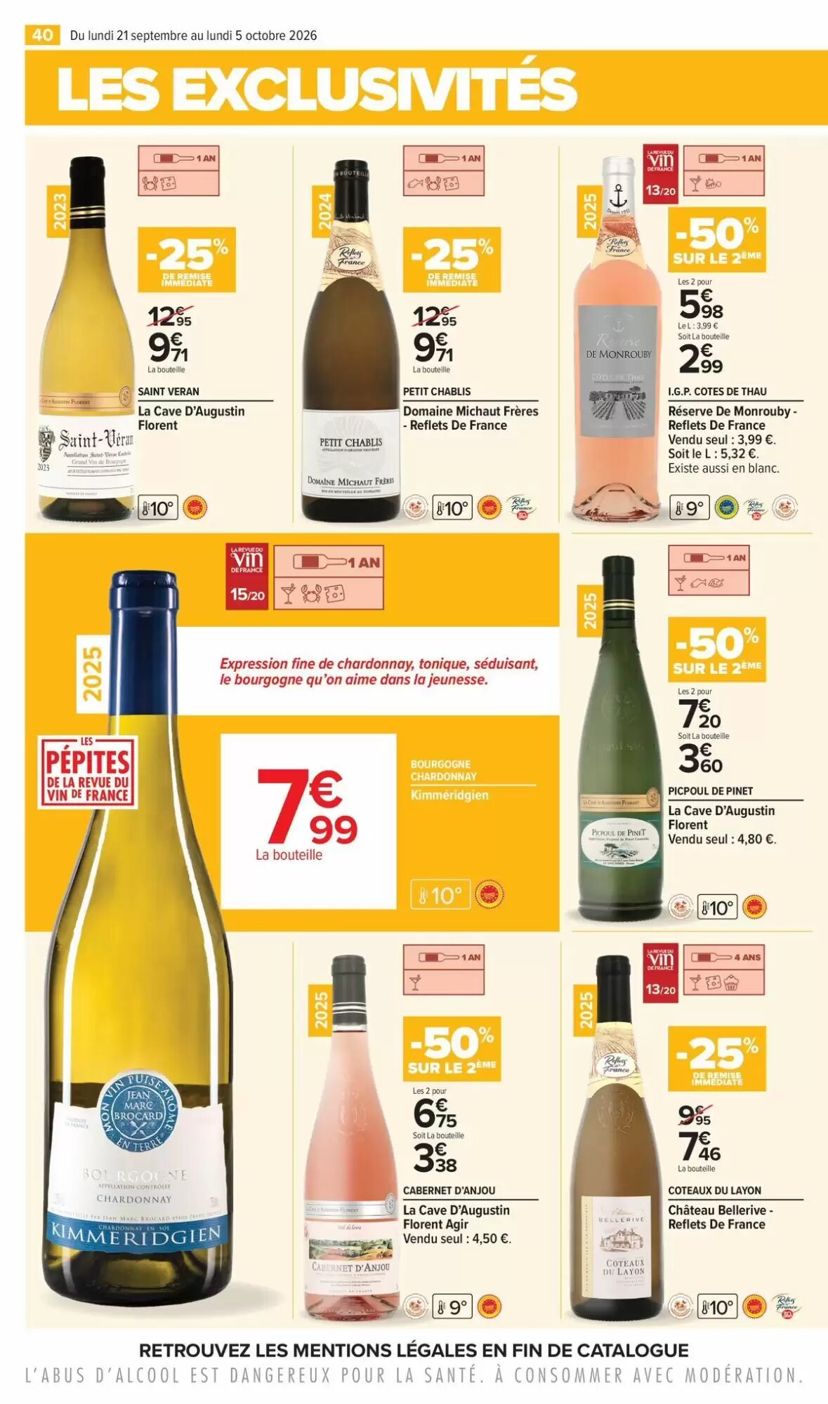 Prospectus promotionnel Carrefour valable à partir du 21/09/2026 - Page 40.