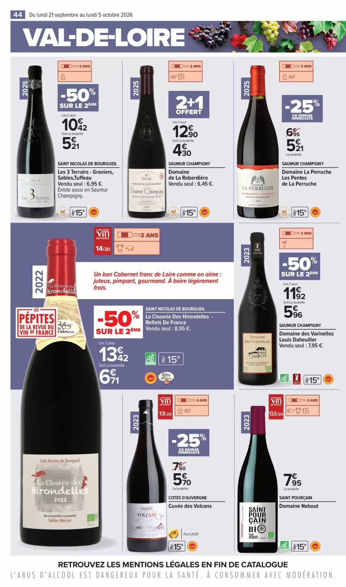 Prospectus promotionnel Carrefour valable à partir du 21/09/2026 - Page 44.