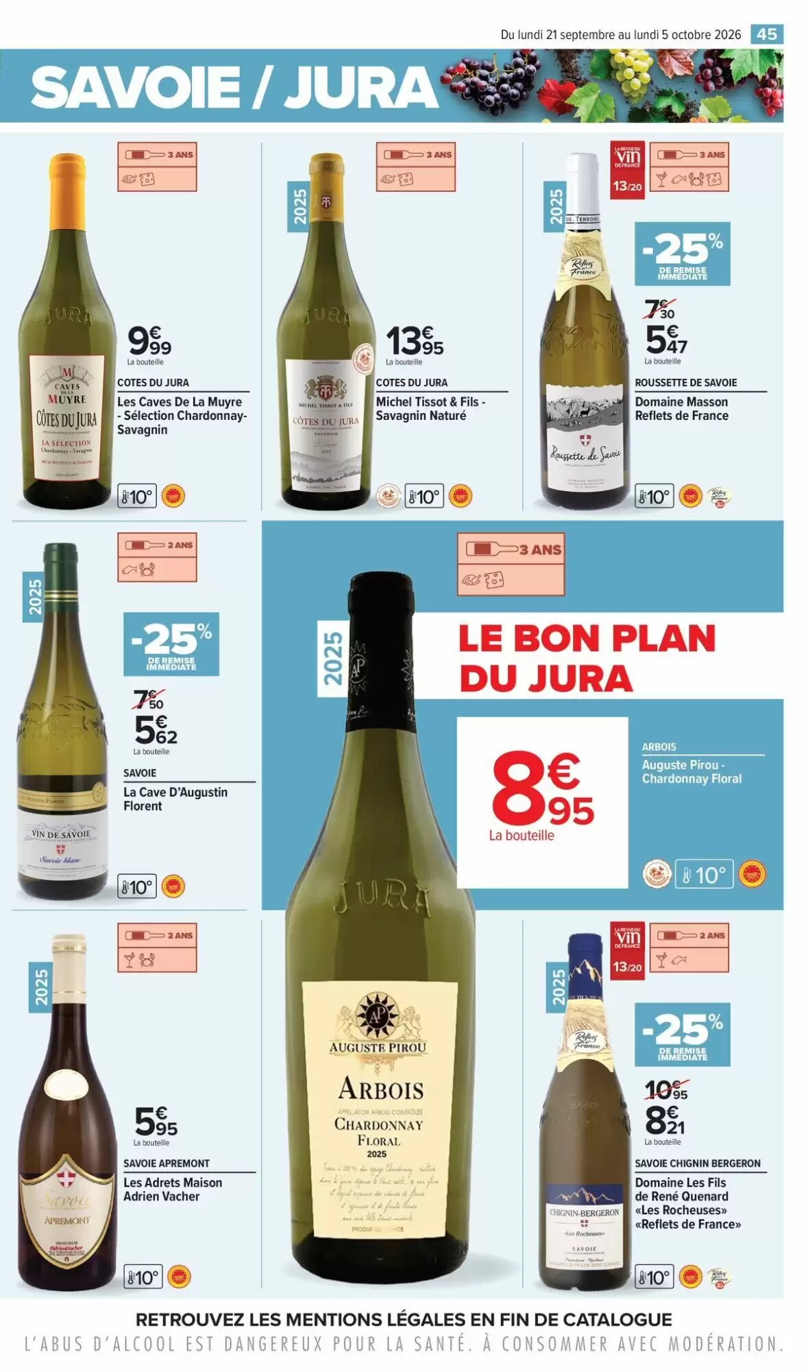 Prospectus promotionnel Carrefour valable à partir du 21/09/2026 - Page 45.