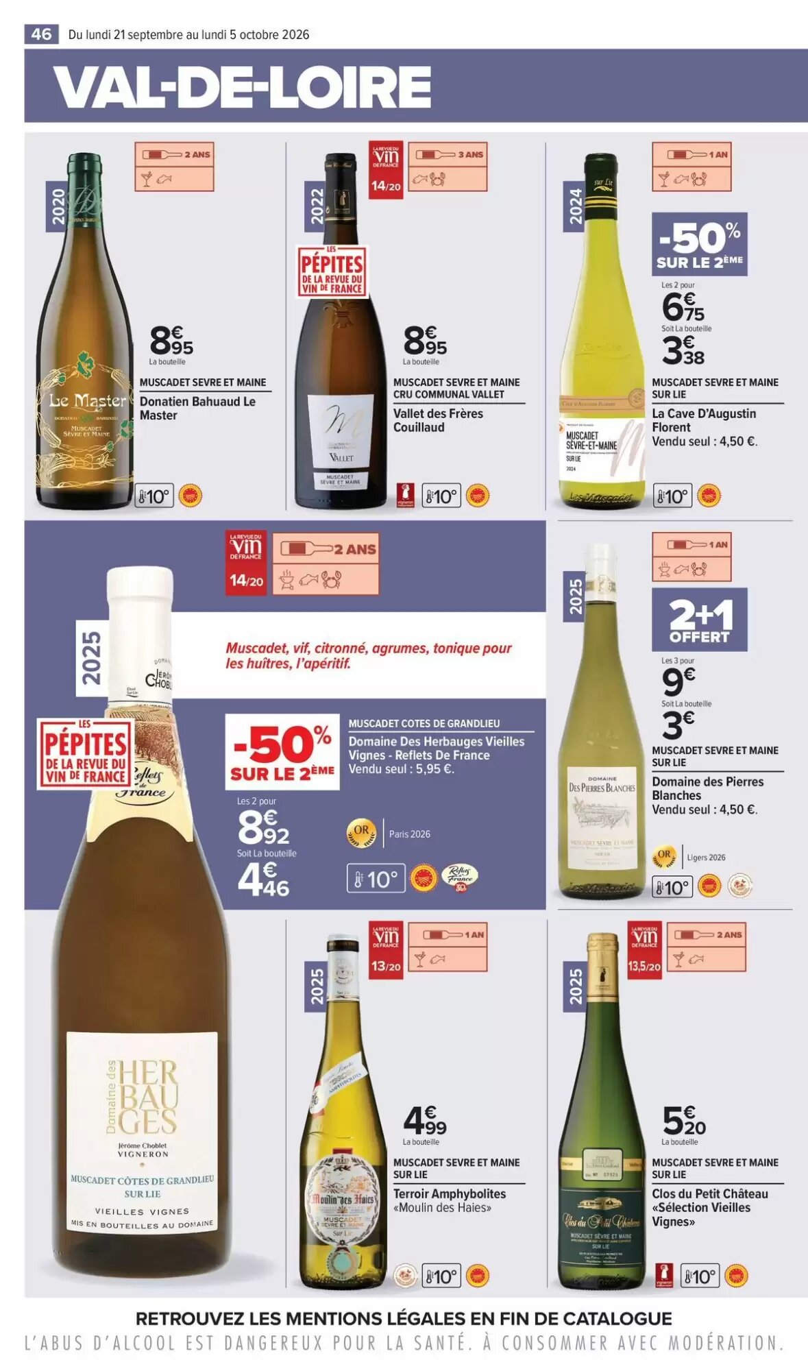 Prospectus promotionnel Carrefour valable à partir du 21/09/2026 - Page 46.