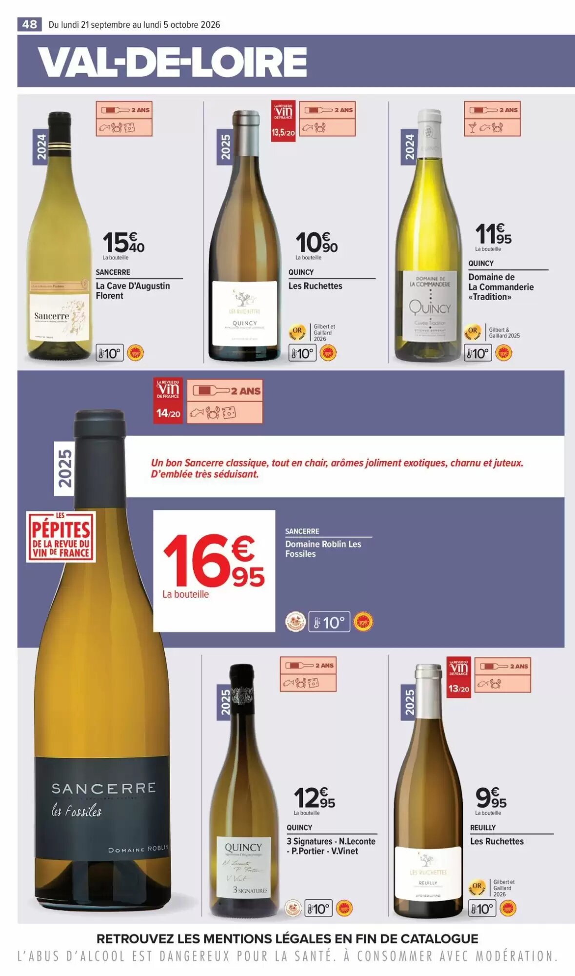 Prospectus promotionnel Carrefour valable à partir du 21/09/2026 - Page 48.