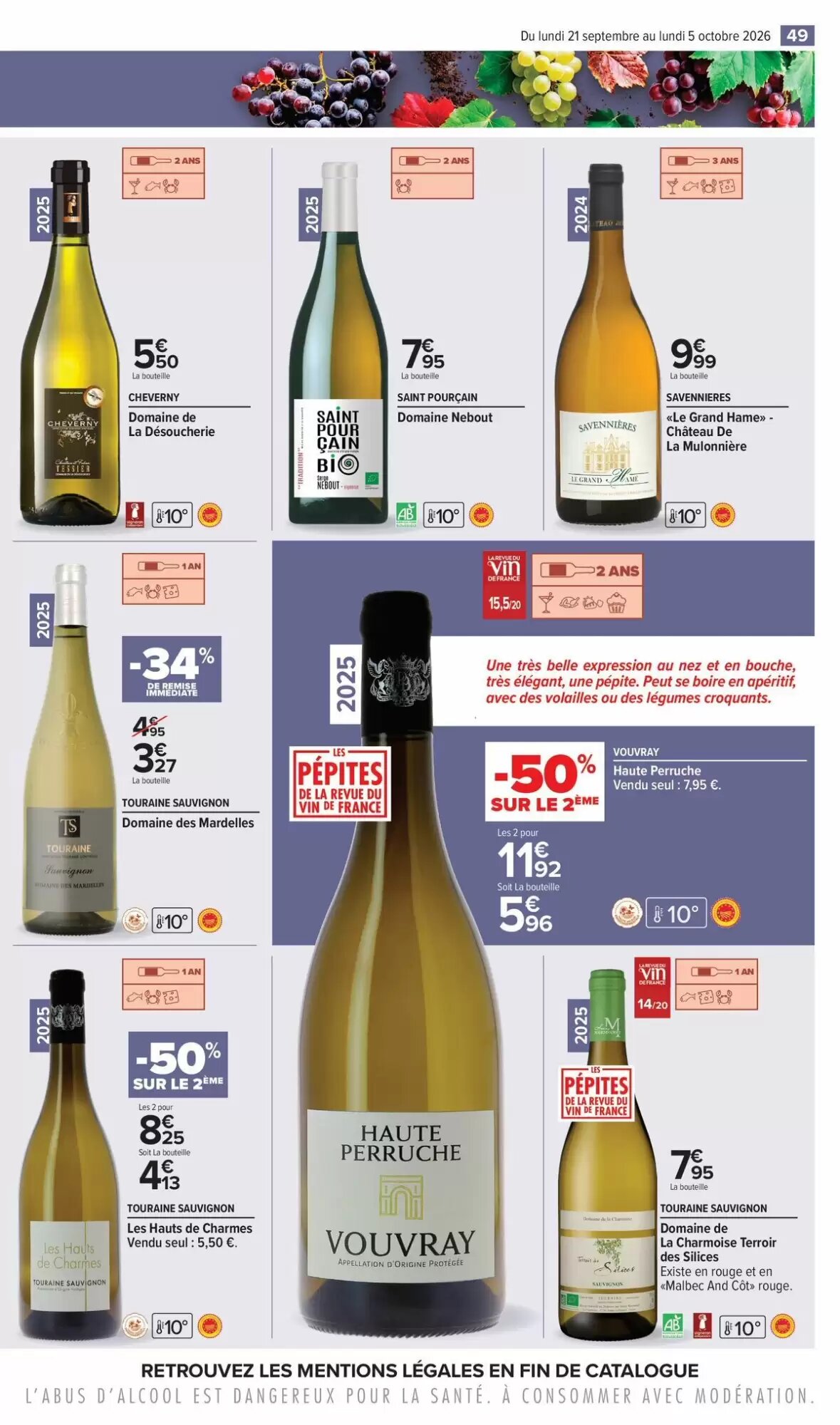 Prospectus promotionnel Carrefour valable à partir du 21/09/2026 - Page 49.