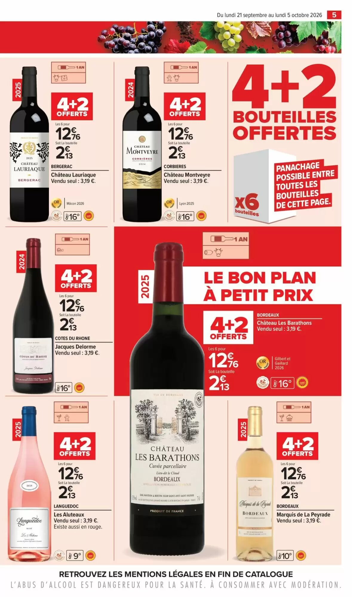 Prospectus promotionnel Carrefour valable à partir du 21/09/2026 - Page 5.