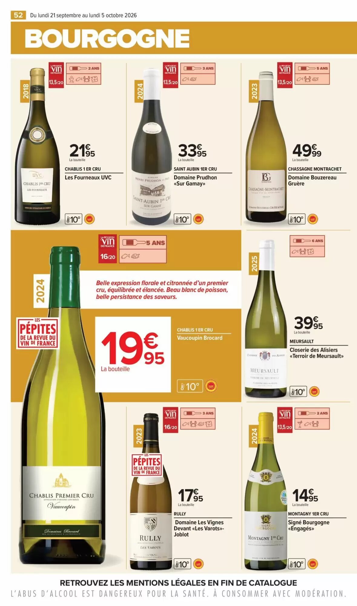 Prospectus promotionnel Carrefour valable à partir du 21/09/2026 - Page 52.