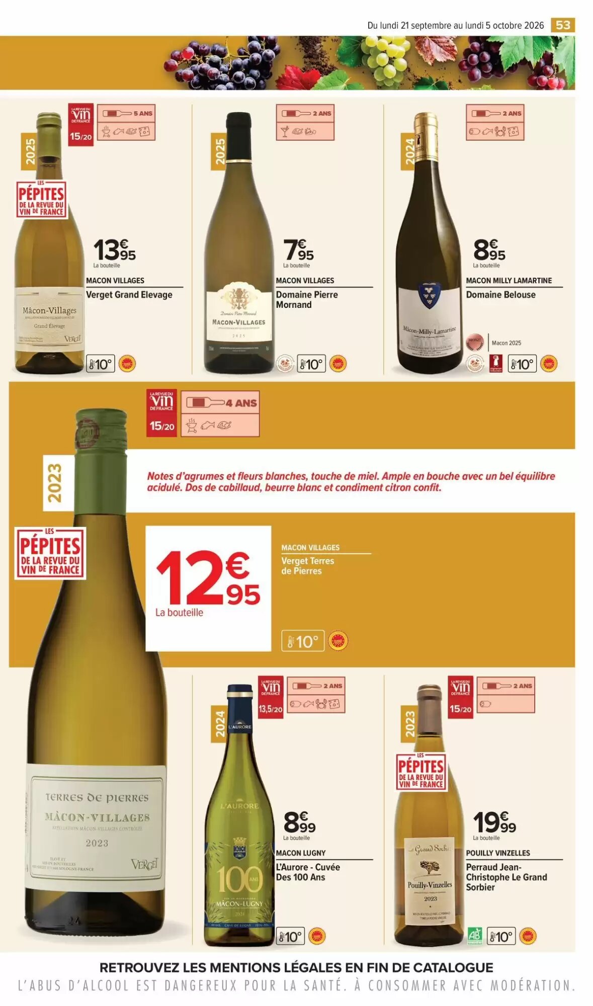 Prospectus promotionnel Carrefour valable à partir du 21/09/2026 - Page 53.