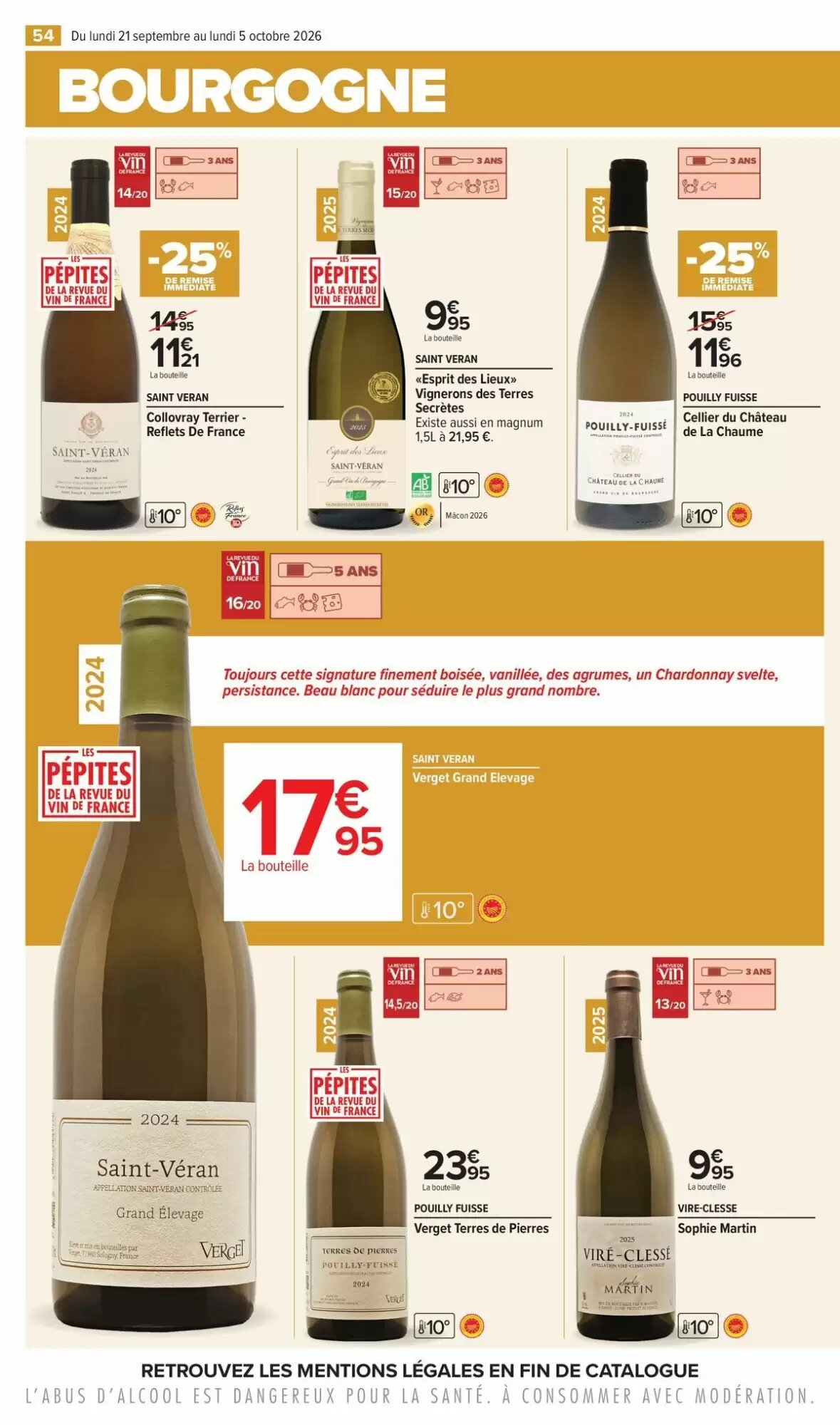 Prospectus promotionnel Carrefour valable à partir du 21/09/2026 - Page 54.