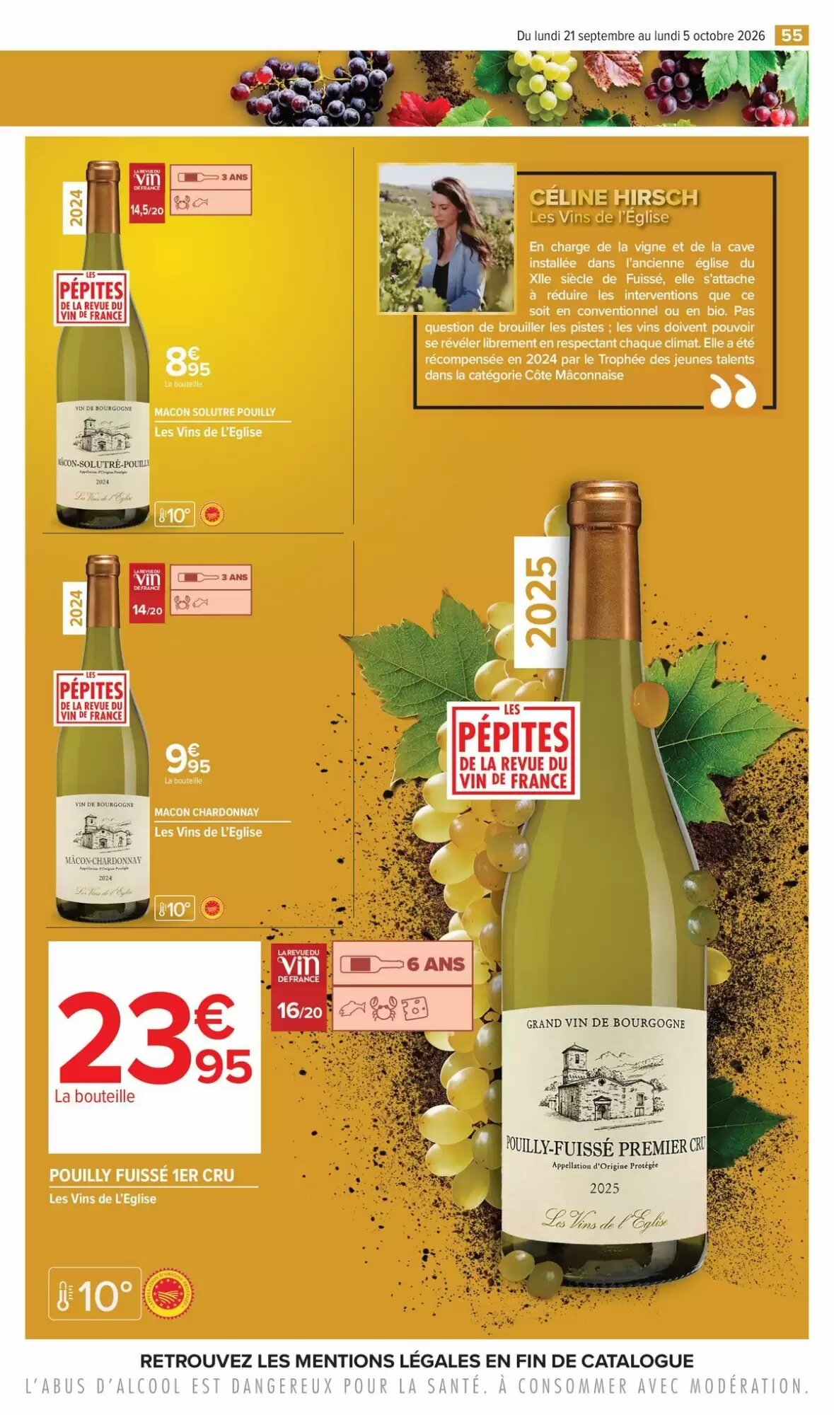Prospectus promotionnel Carrefour valable à partir du 21/09/2026 - Page 55.