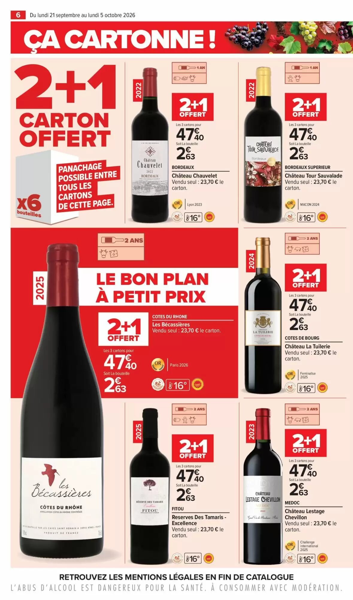 Prospectus promotionnel Carrefour valable à partir du 21/09/2026 - Page 6.