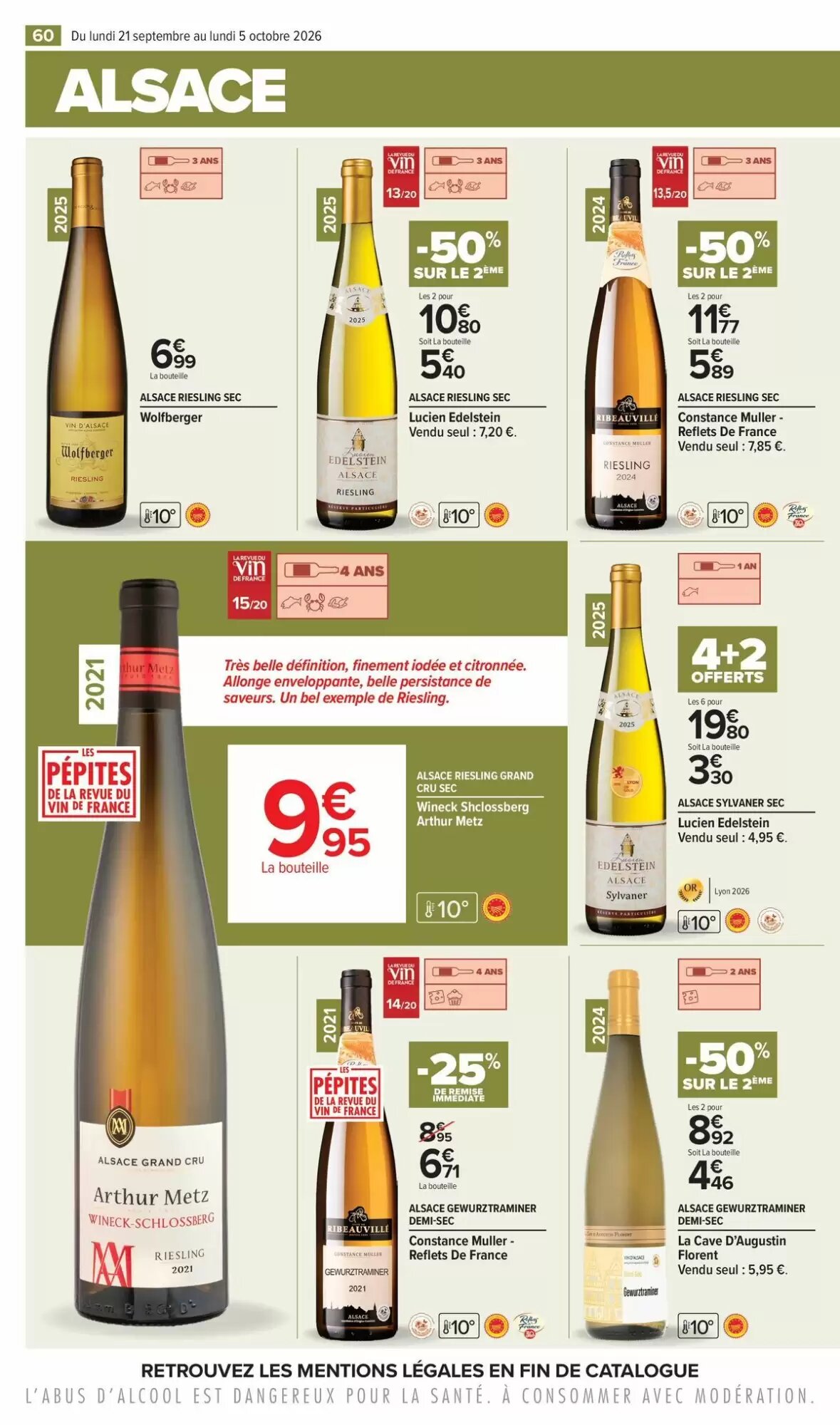 Prospectus promotionnel Carrefour valable à partir du 21/09/2026 - Page 60.