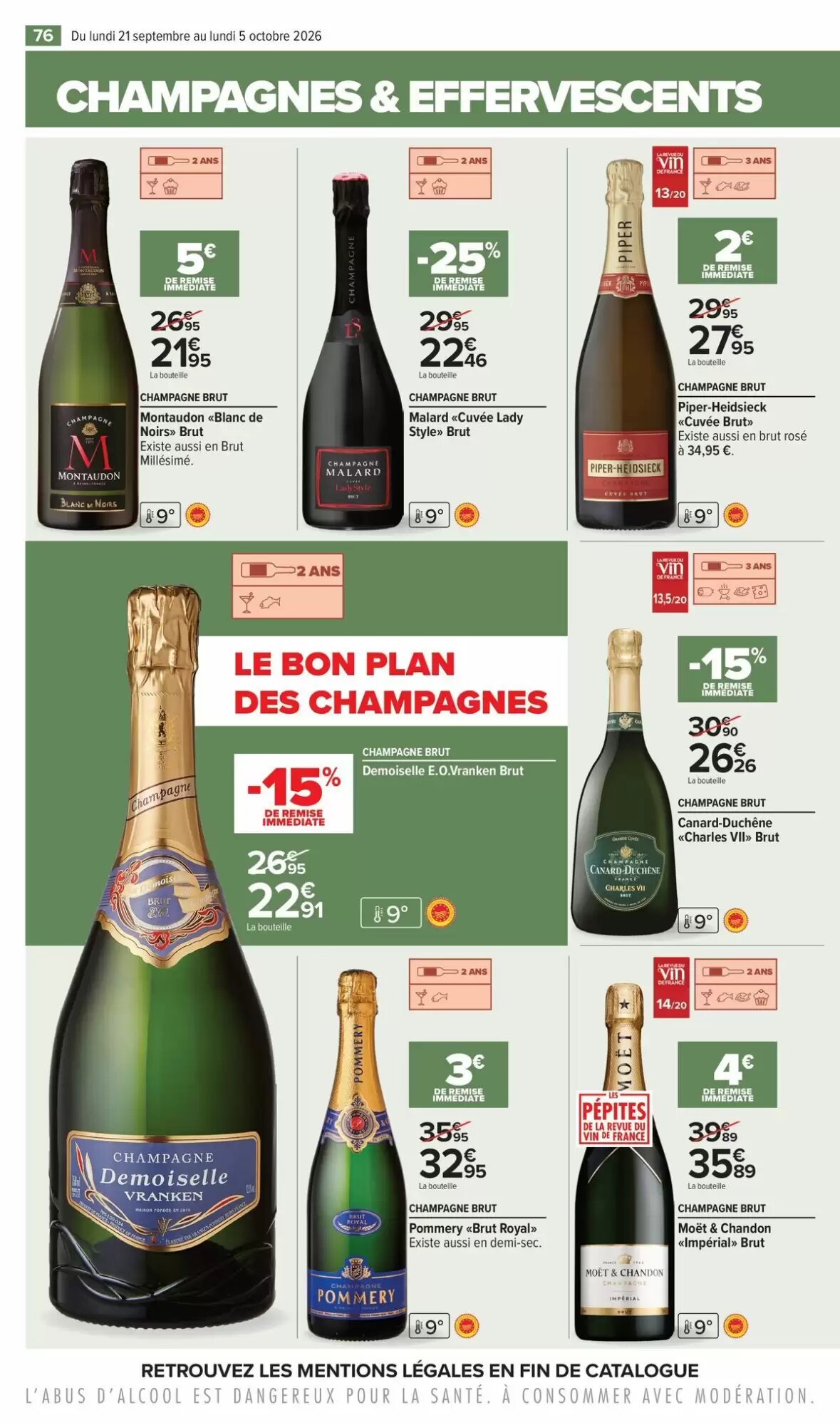 Prospectus promotionnel Carrefour valable à partir du 21/09/2026 - Page 76.