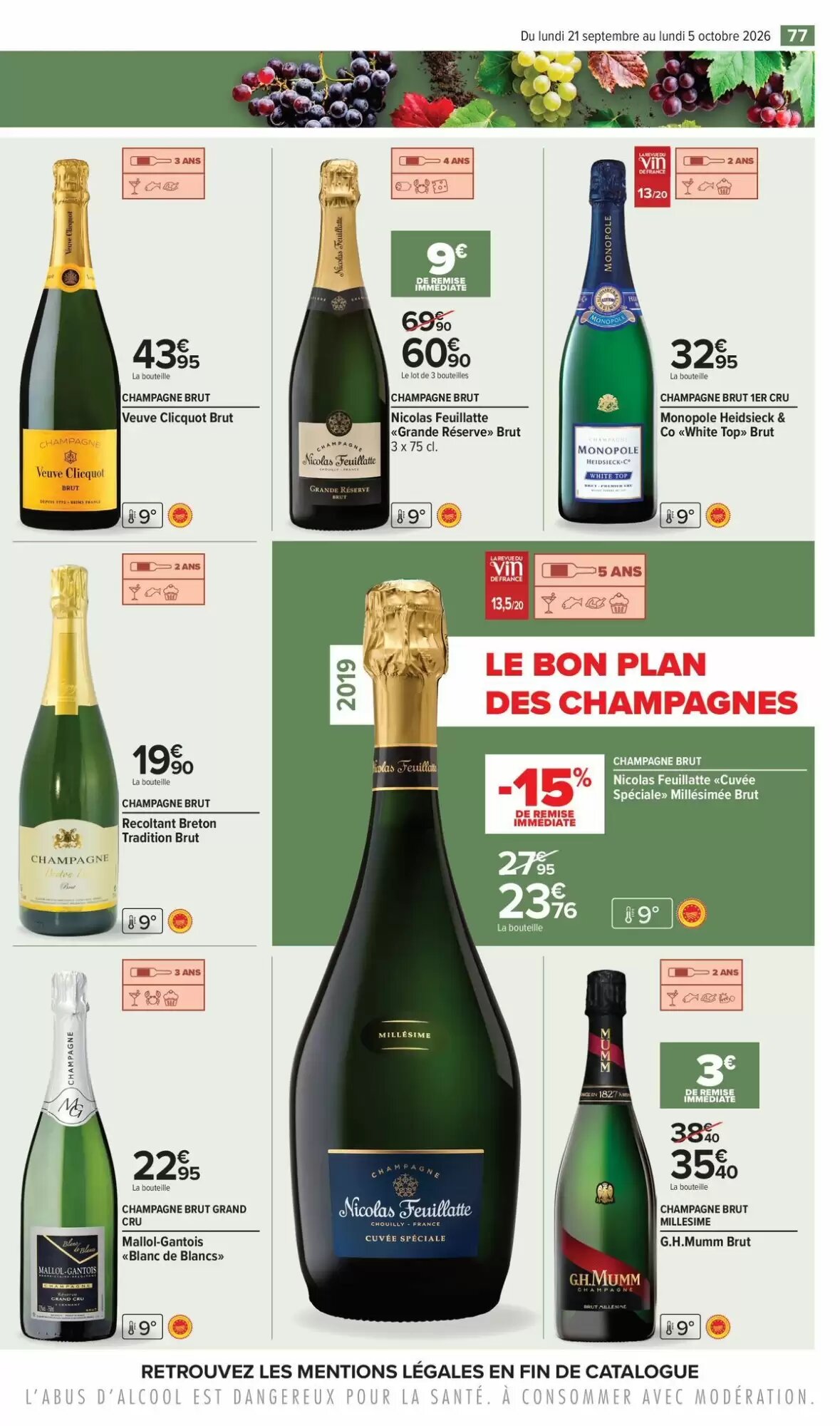 Prospectus promotionnel Carrefour valable à partir du 21/09/2026 - Page 77.