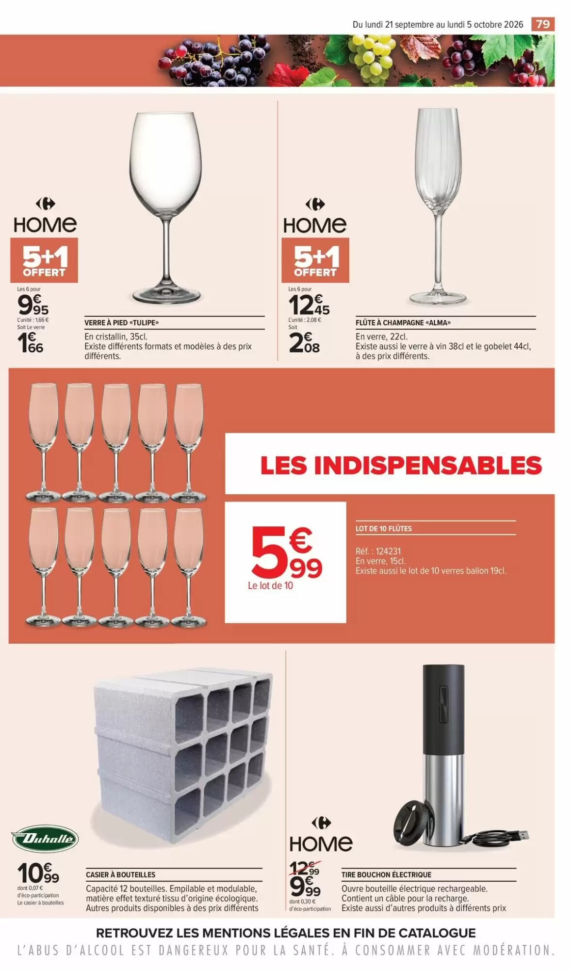 Prospectus promotionnel Carrefour valable à partir du 21/09/2026 - Page 79.