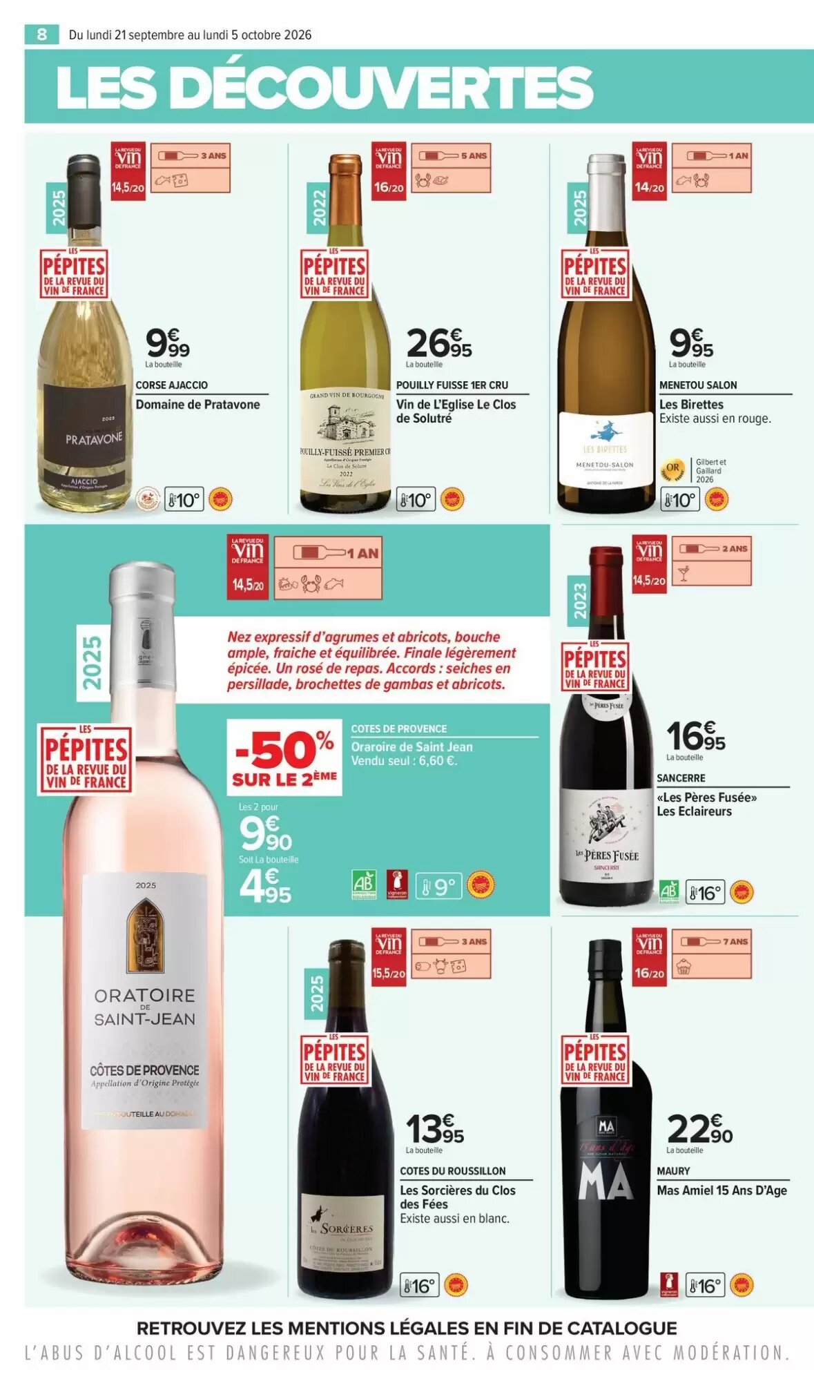 Prospectus promotionnel Carrefour valable à partir du 21/09/2026 - Page 8.