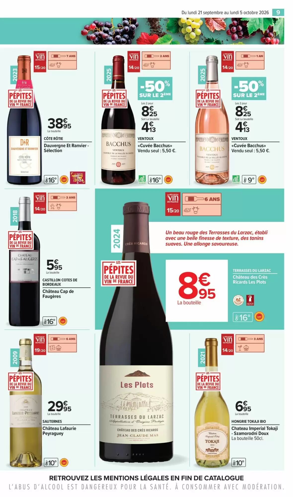 Prospectus promotionnel Carrefour valable à partir du 21/09/2026 - Page 9.
