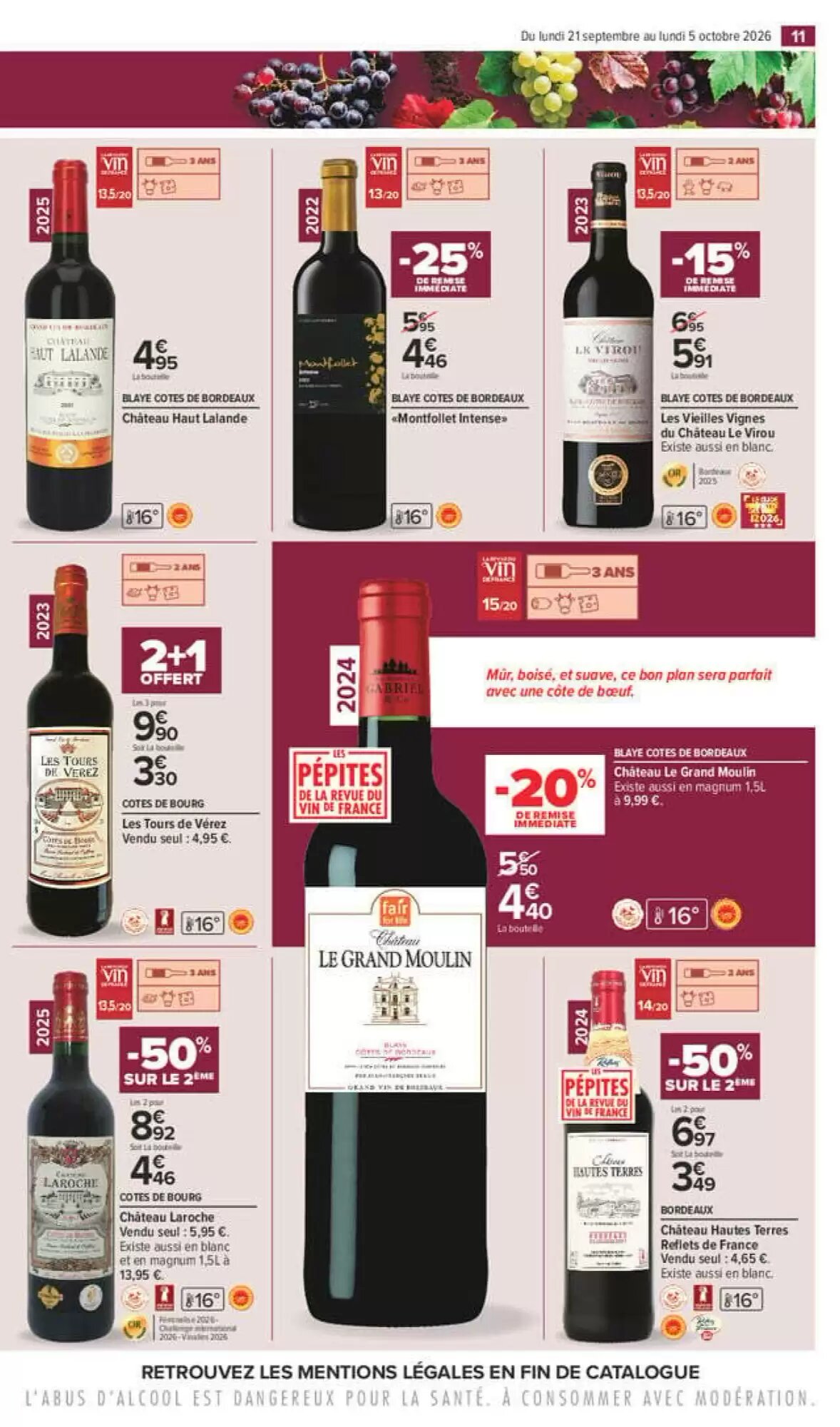 Prospectus promotionnel Carrefour valable à partir du 21/09/2026 - Page 11.