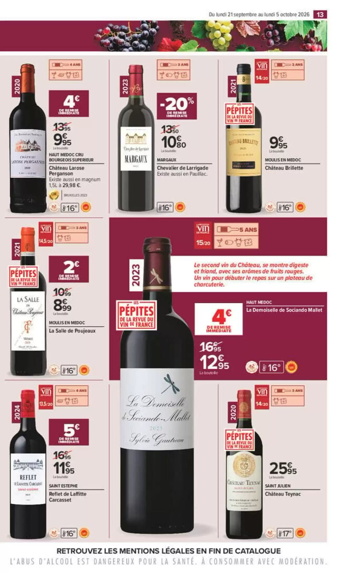 Prospectus promotionnel Carrefour valable à partir du 21/09/2026 - Page 13.