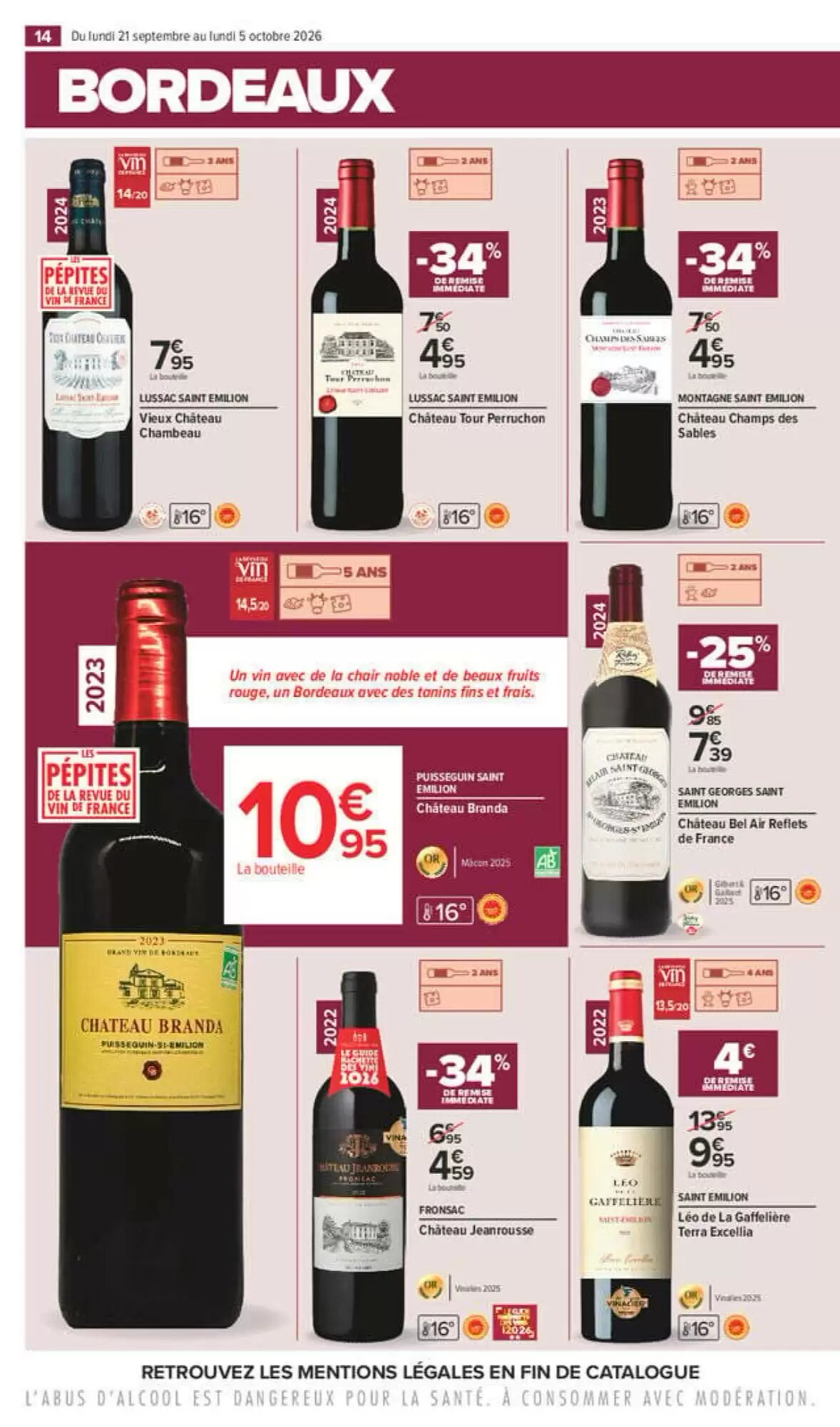Prospectus promotionnel Carrefour valable à partir du 21/09/2026 - Page 14.