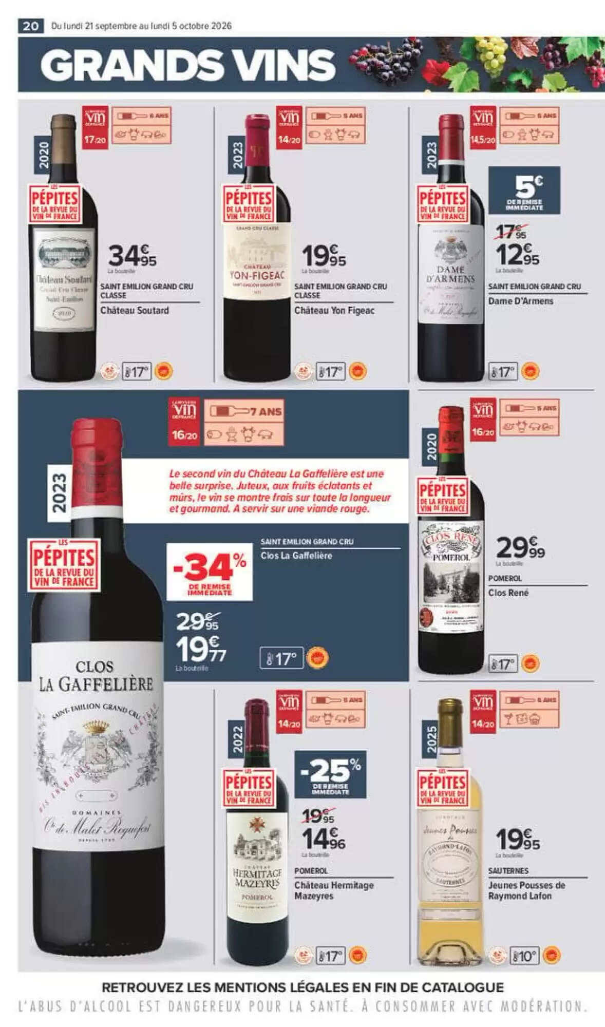 Prospectus promotionnel Carrefour valable à partir du 21/09/2026 - Page 20.