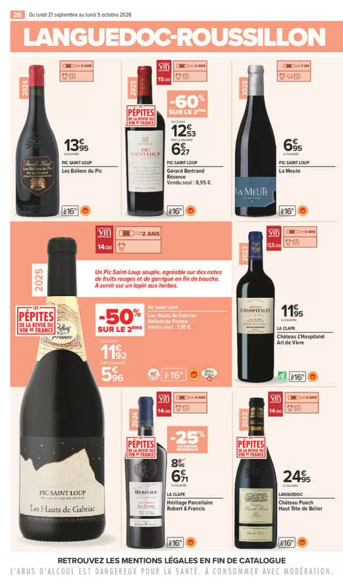 Prospectus promotionnel Carrefour valable à partir du 21/09/2026 - Page 26.