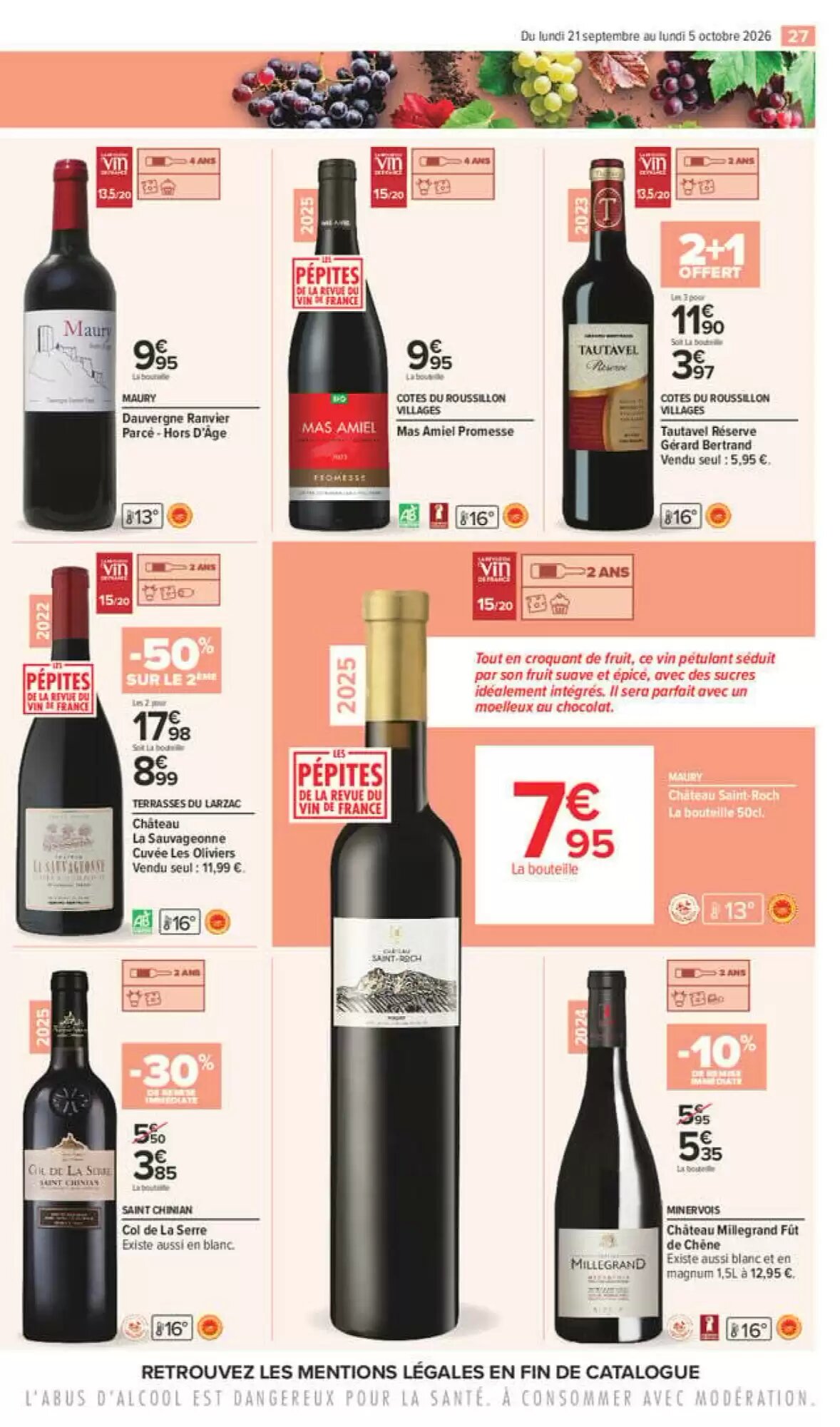 Prospectus promotionnel Carrefour valable à partir du 21/09/2026 - Page 27.