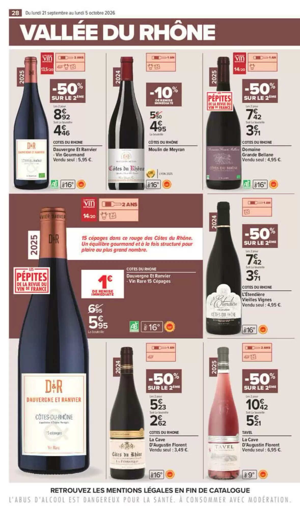 Prospectus promotionnel Carrefour valable à partir du 21/09/2026 - Page 28.