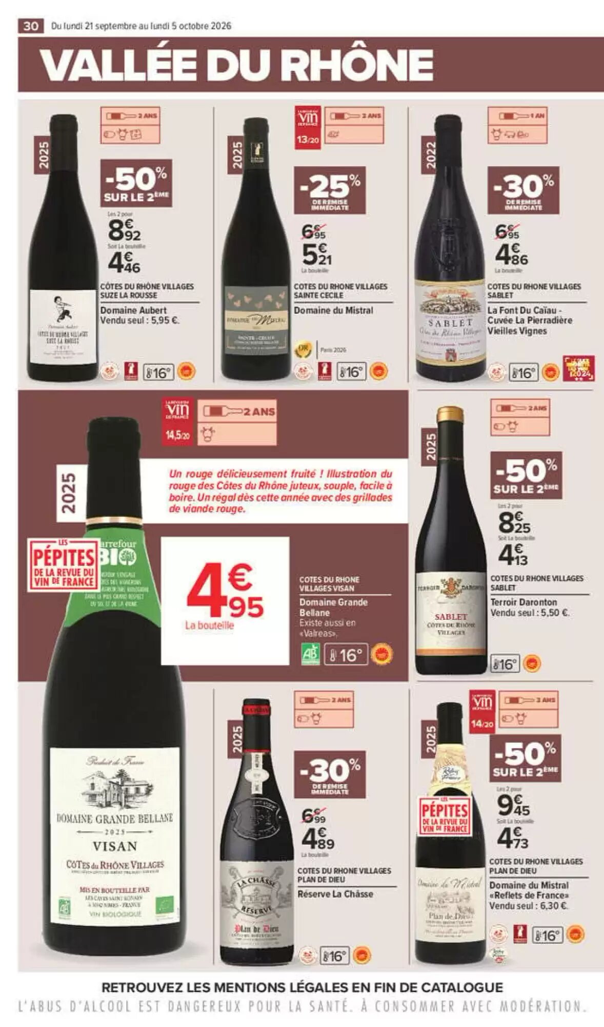 Prospectus promotionnel Carrefour valable à partir du 21/09/2026 - Page 30.