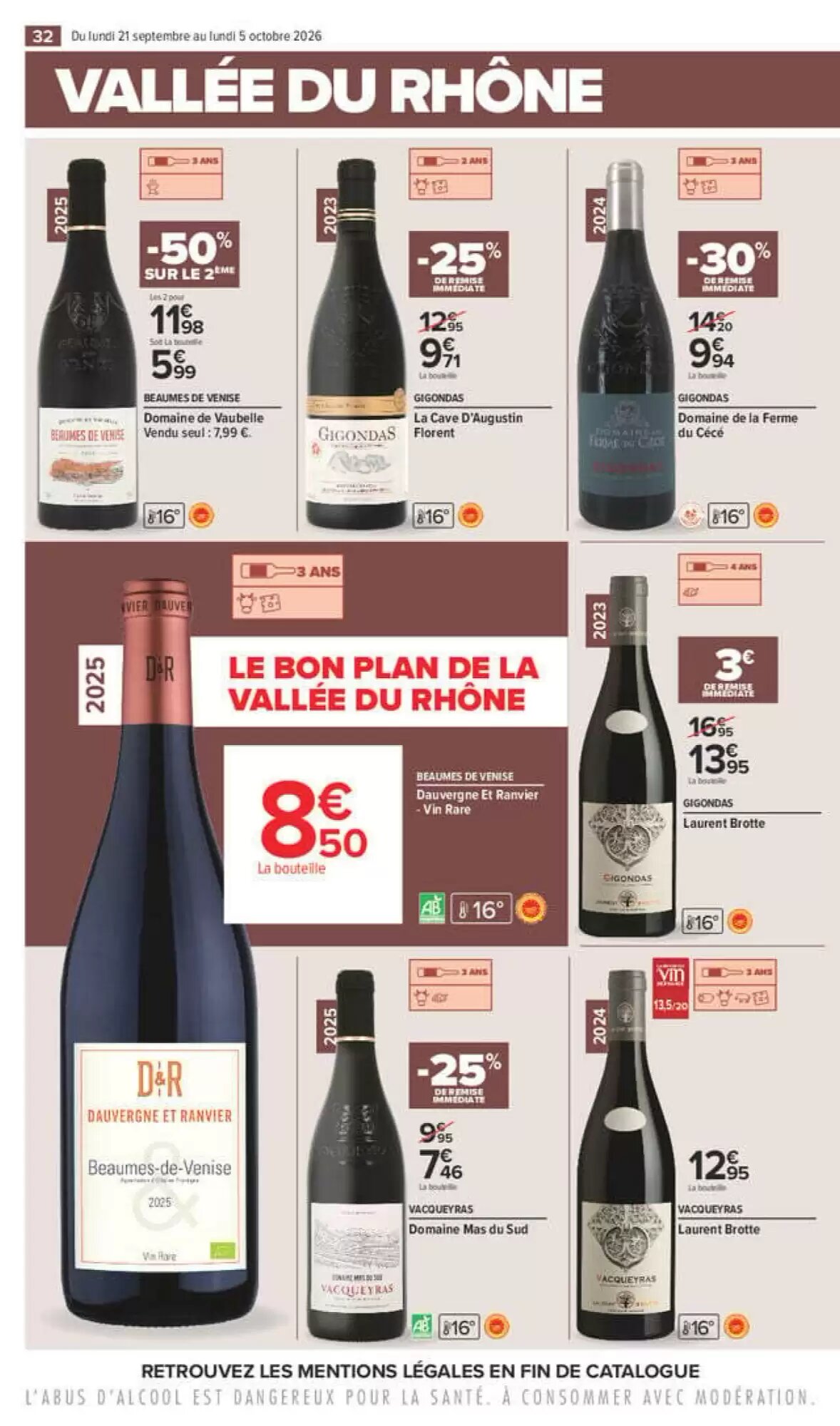 Prospectus promotionnel Carrefour valable à partir du 21/09/2026 - Page 32.